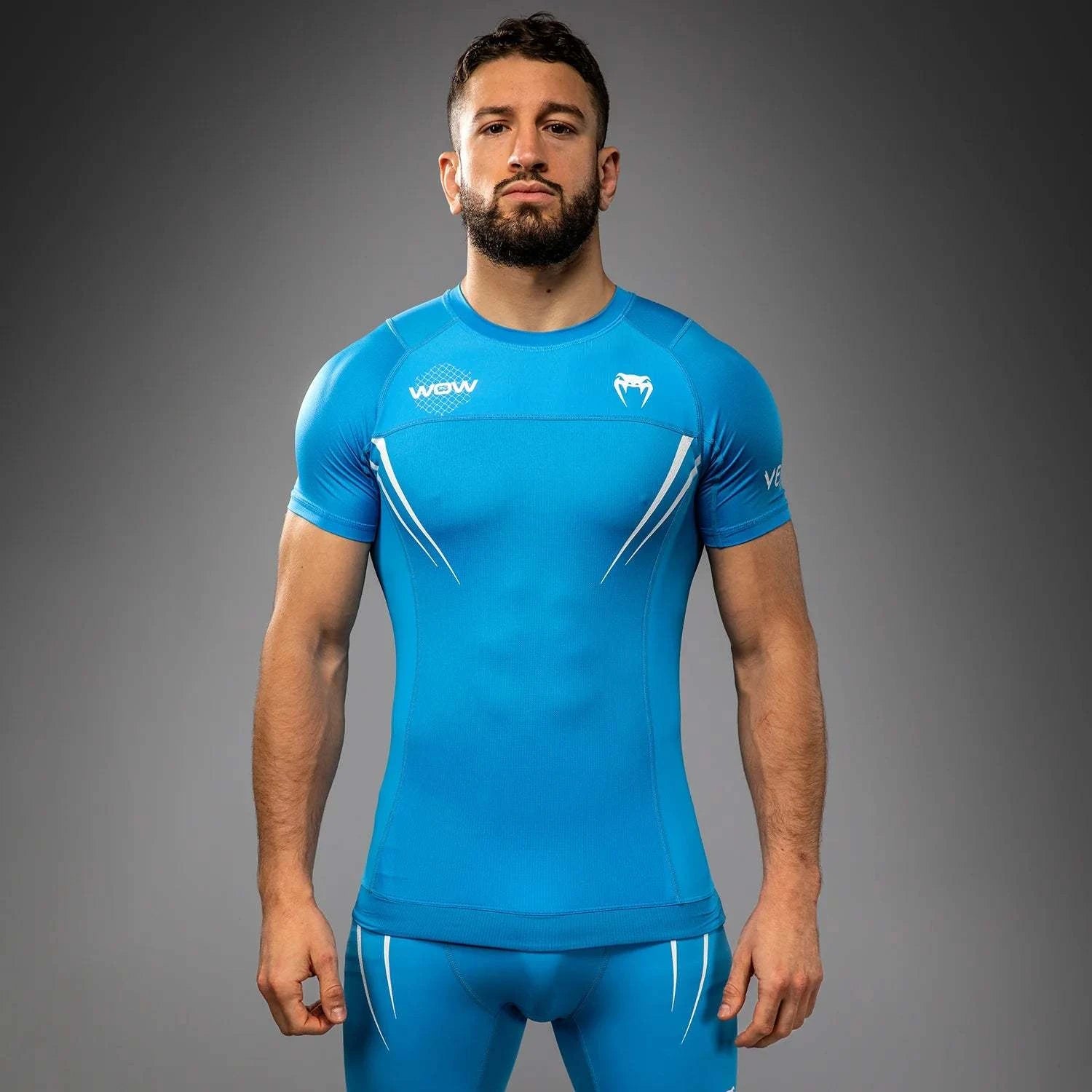Rashguard Venum X WOW FC Bleu