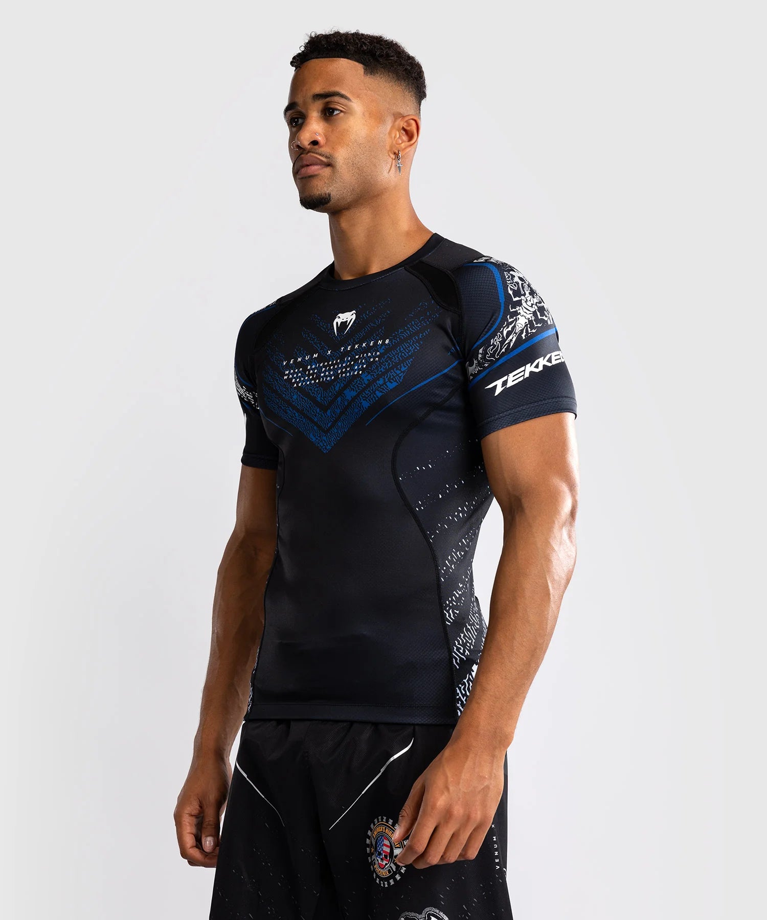 Rashguard Venum x TEKKEN 8 - Paul Phoenix - Noir/Bleu