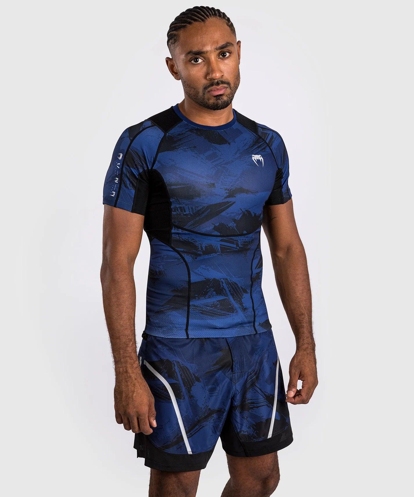 Rashguard Venum Electron 3.0 - Bleu Marine/Noir