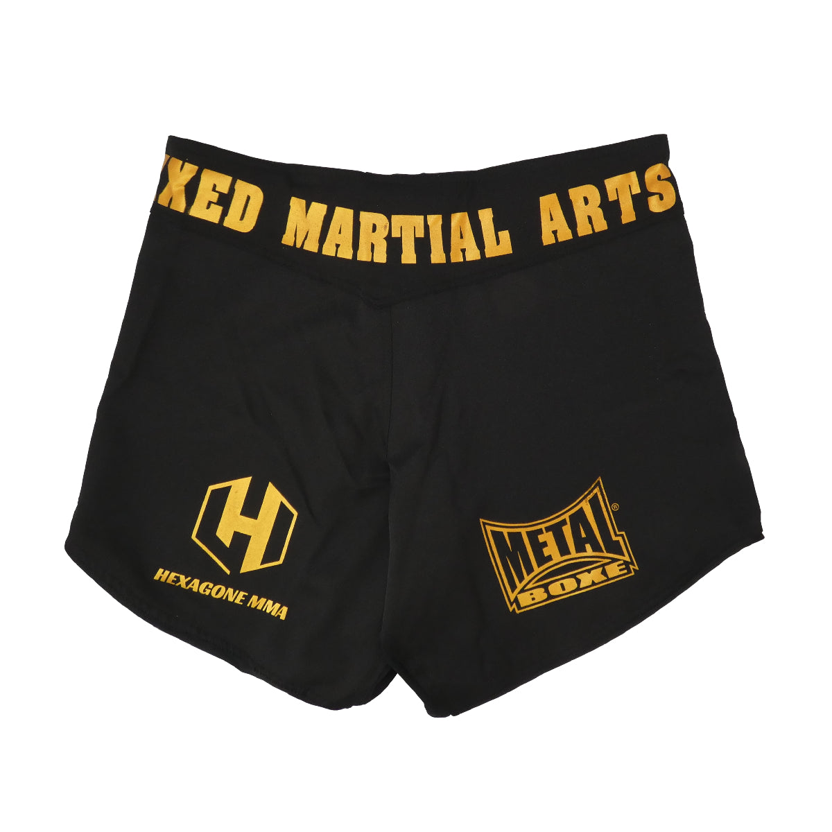 Short Femme Metal Boxe Hexagone MMA - Noir
