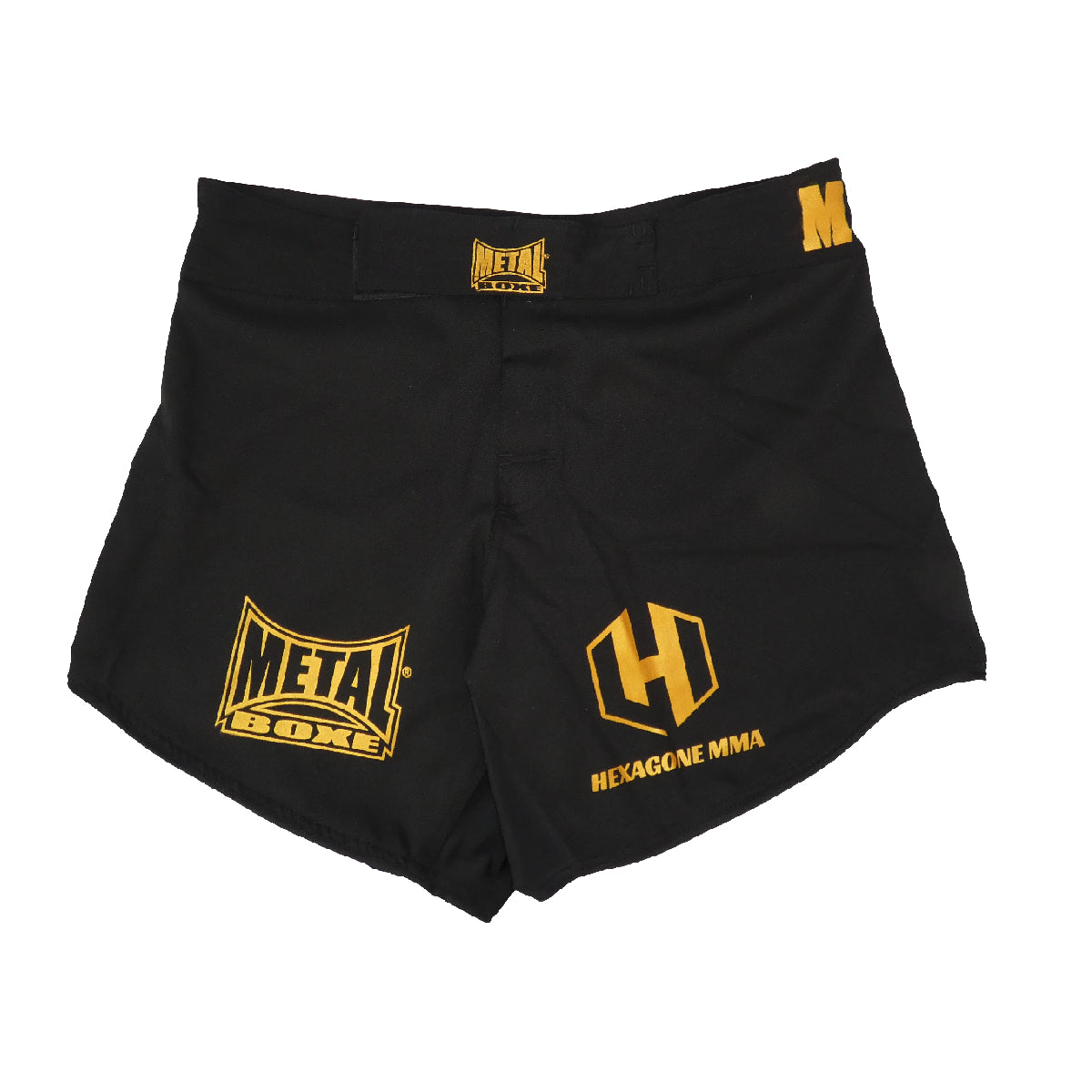 Short Femme Metal Boxe Hexagone MMA - Noir