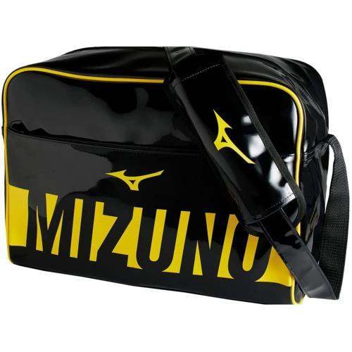 Sac de Sport Arts Martiaux Mizuno Enamel Medium - Noir/Jaune - Boutique des Arts Martiaux et Sports de Combat