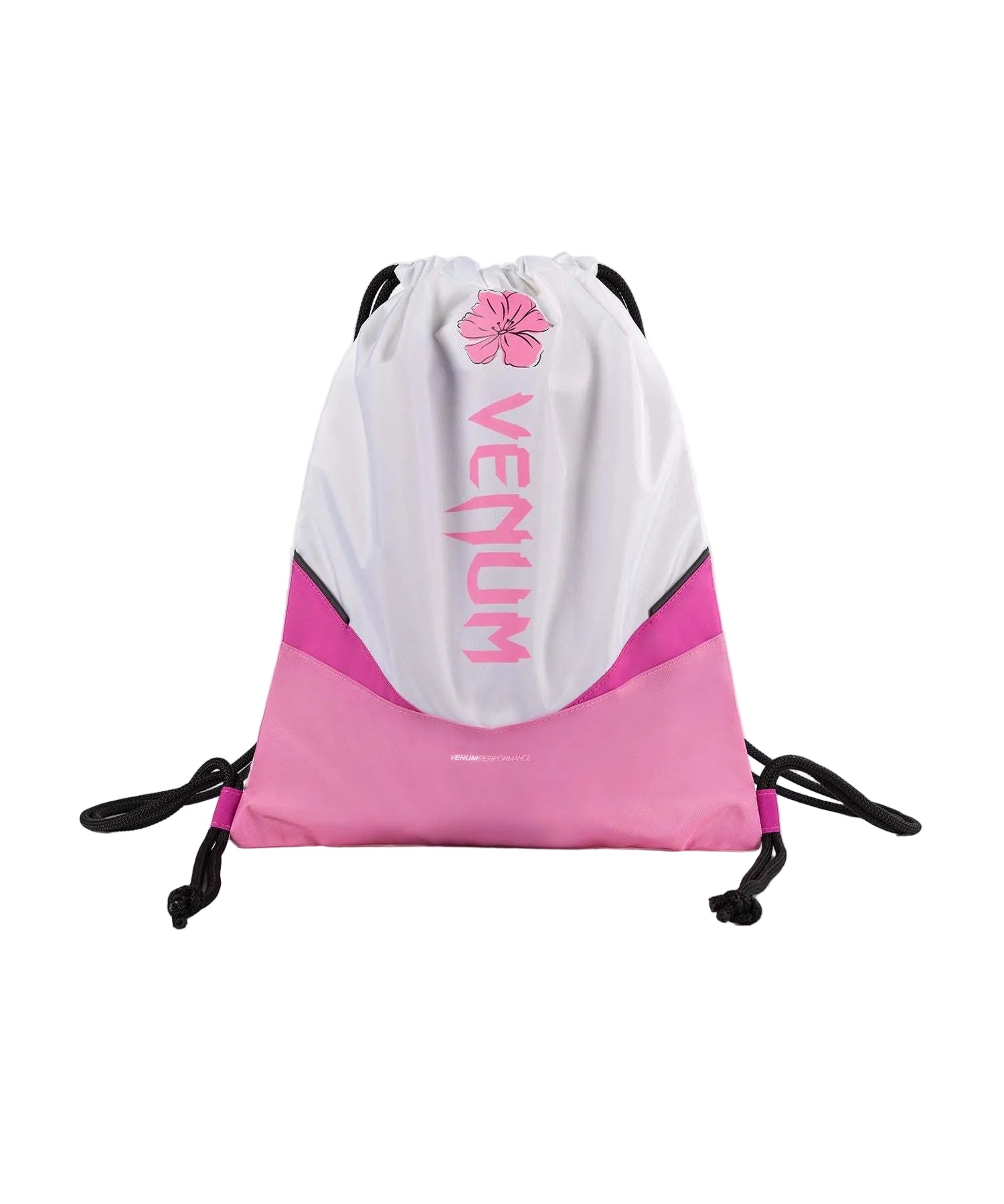 Sac à cordon Venum Evo 2 Flower blanc rose pour équipement sportif pratique et résistant
