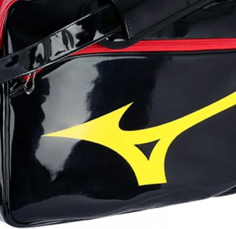 Sac de sport Mizuno Vintage Medium - Noir/Rouge/Jaune