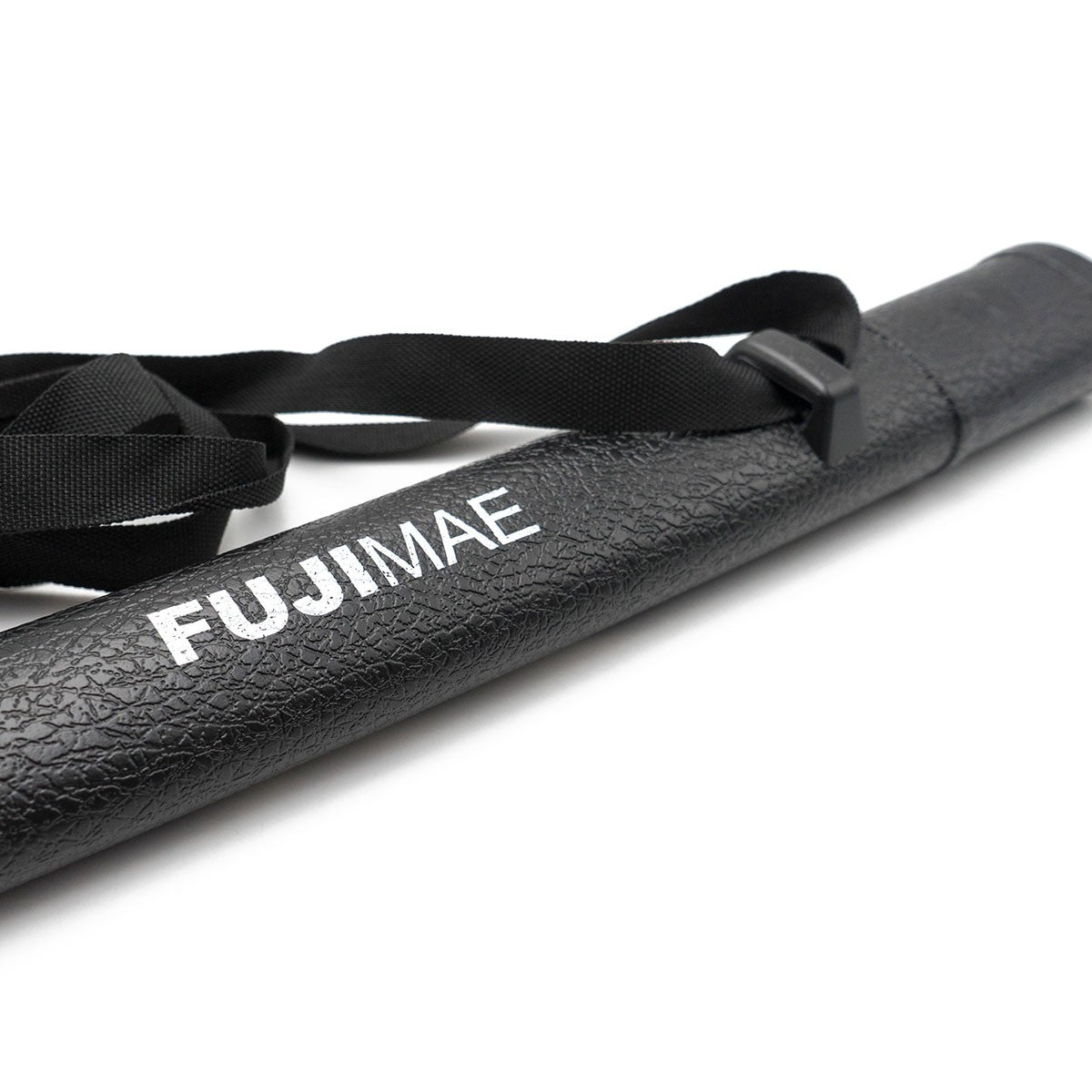 Black textured PP saya for Shoto with FUJIMAE logo and carrying strap