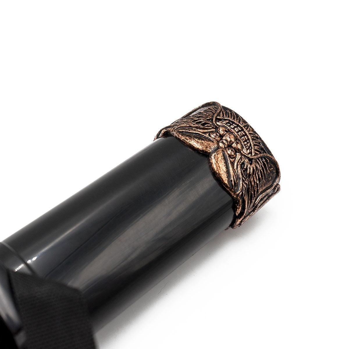 Saya Fourreau pour Bokken FUJIMAE décorée Noir