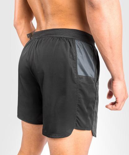 Short d'entraînement Venum Biomecha 2en 1 - Noir/Gris - Boutique des Arts Martiaux et Sports de Combat