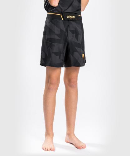 Short de MMA Venum Razor - Pour Enfants - Noir/Or - Boutique des Arts Martiaux et Sports de Combat