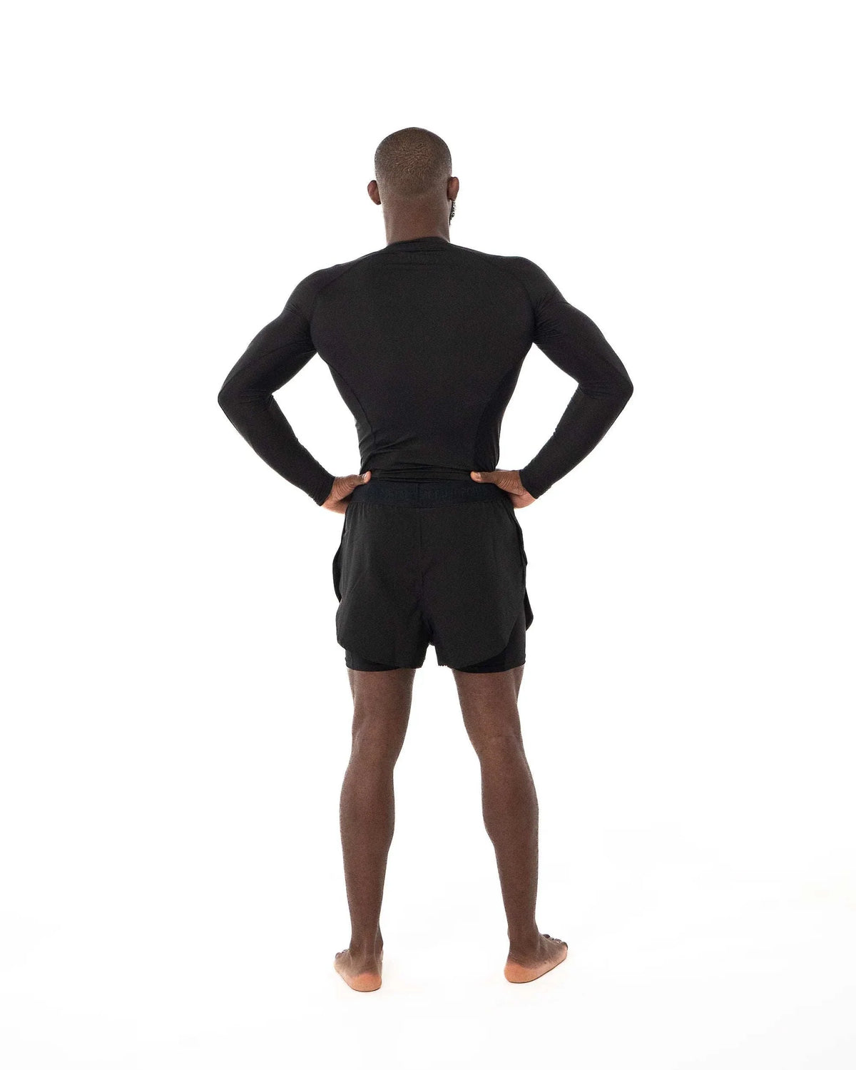 Short 2en1 Metal Boxe léger et compressif pour MMA avec poche et ceinture élastique