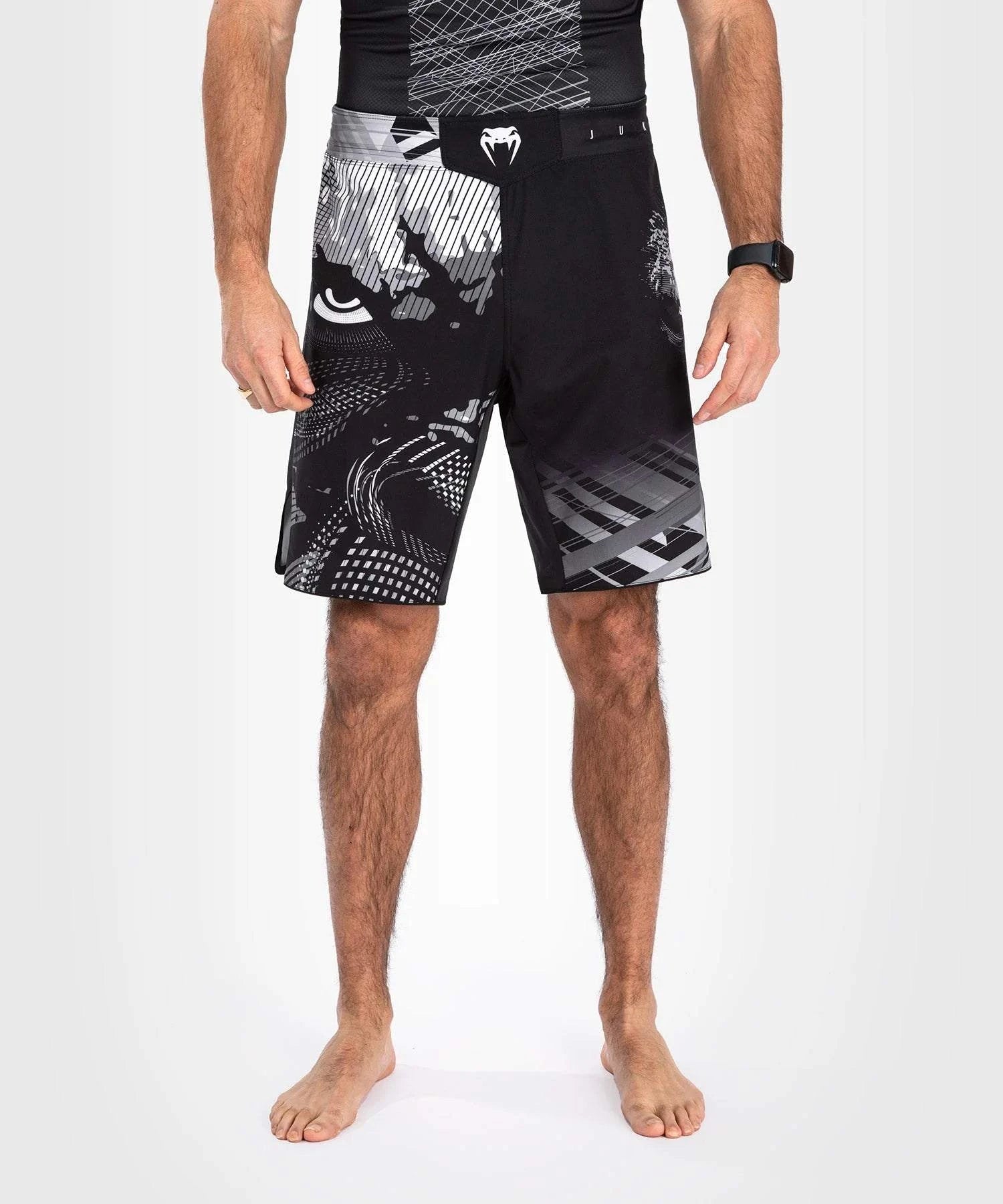 Fightshort Venum Gorilla Jungle - Noir/Blanc