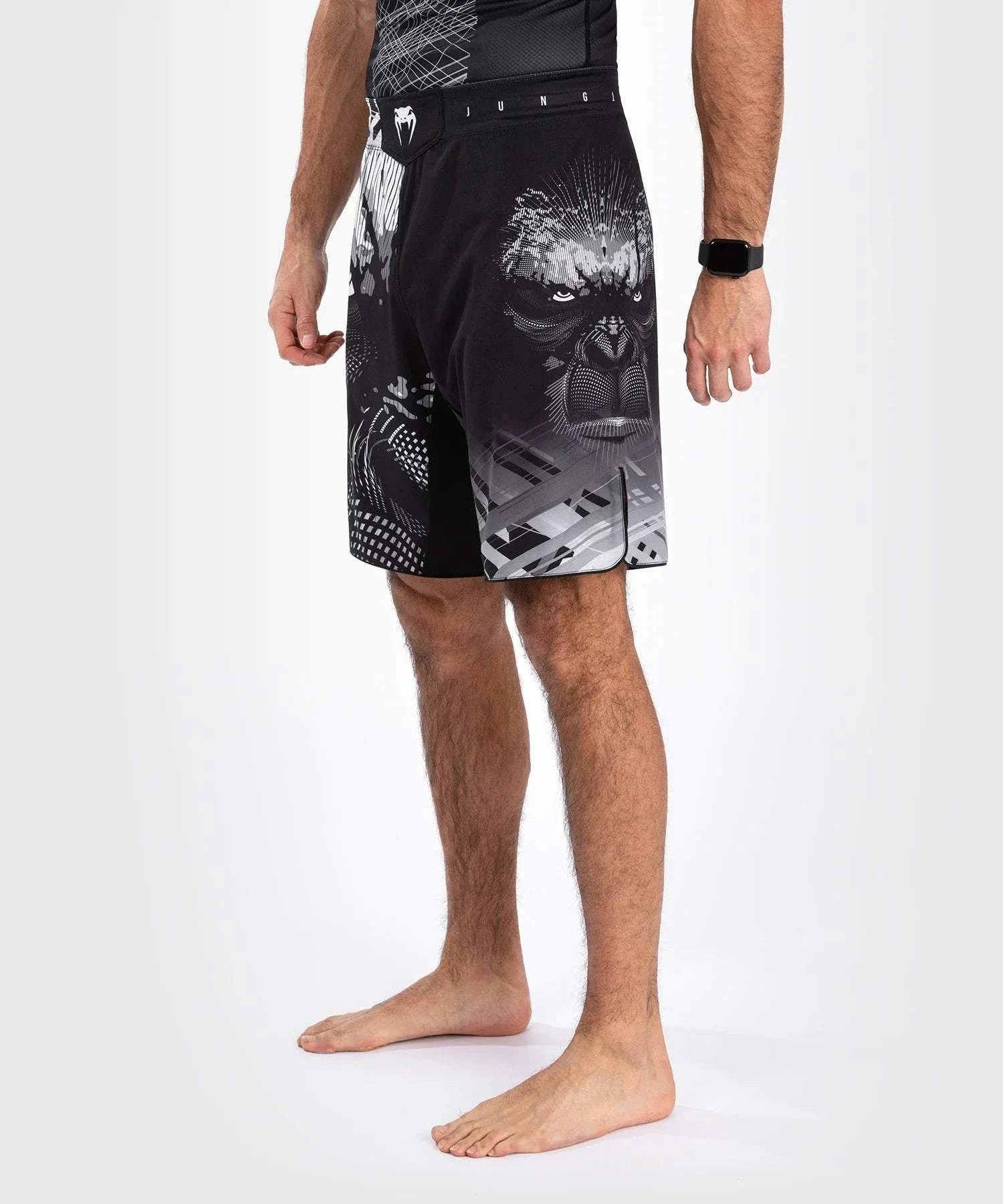 Fightshort Venum Gorilla Jungle - Noir/Blanc