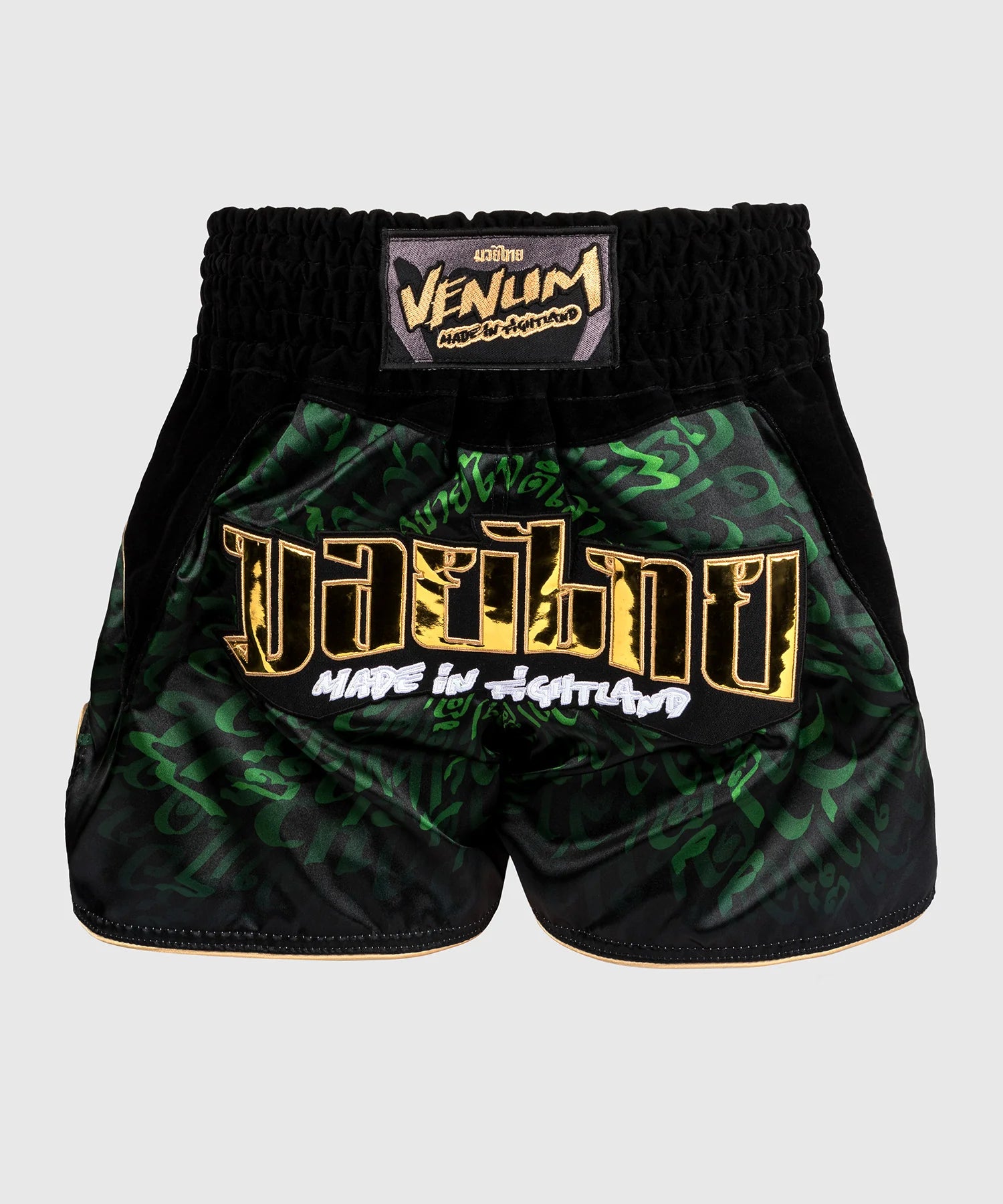 Short de Muay Thai Venum Attack 2.0 - Noir/Vert