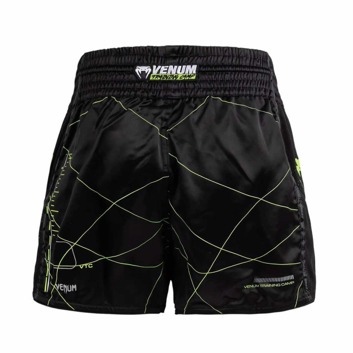 Short de Muay Thaï Venum Training Camp 4.0 - Noir/Vert Néon