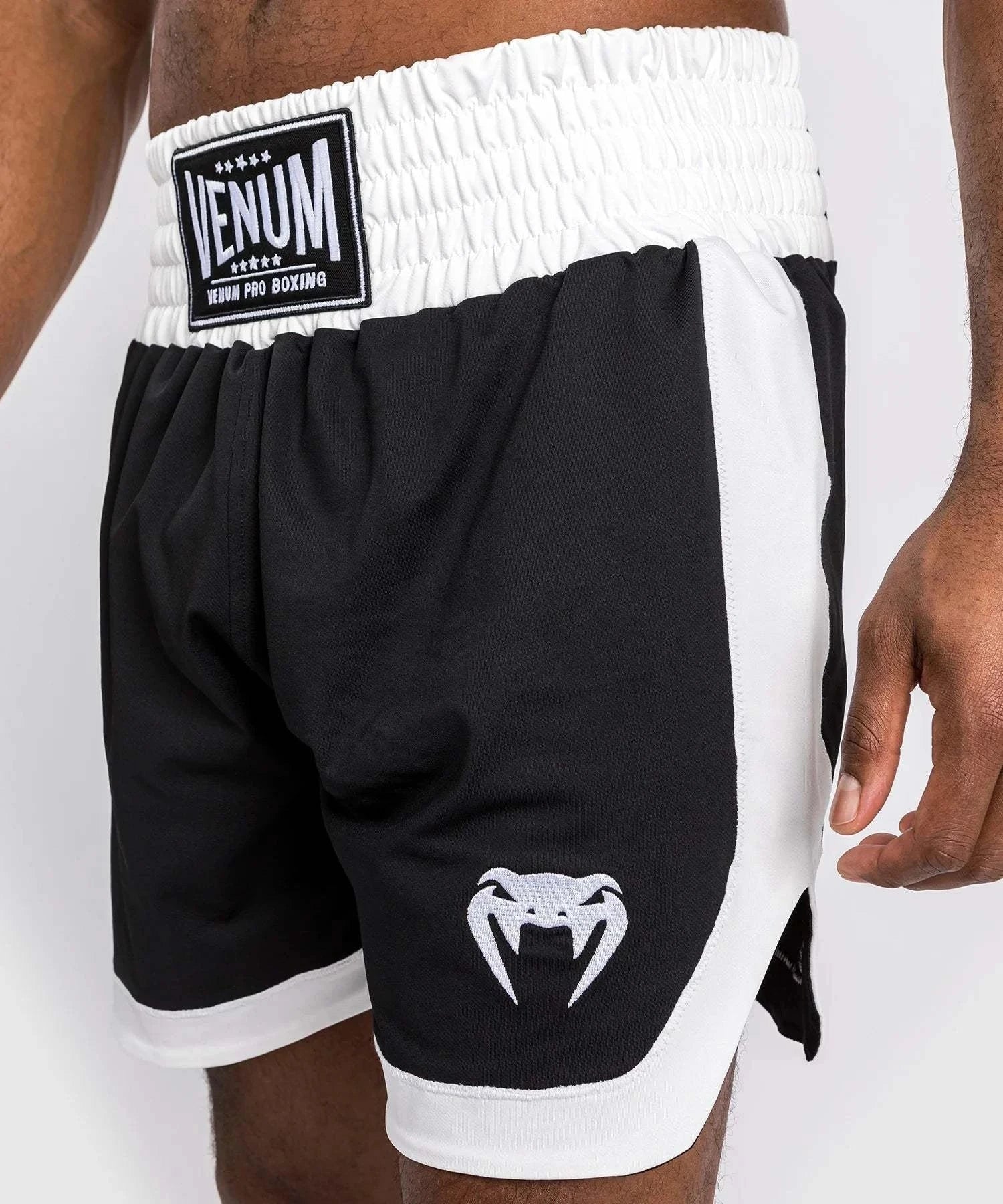 Short de Boxe Anglaise Venum Classic - Noir/Blanc