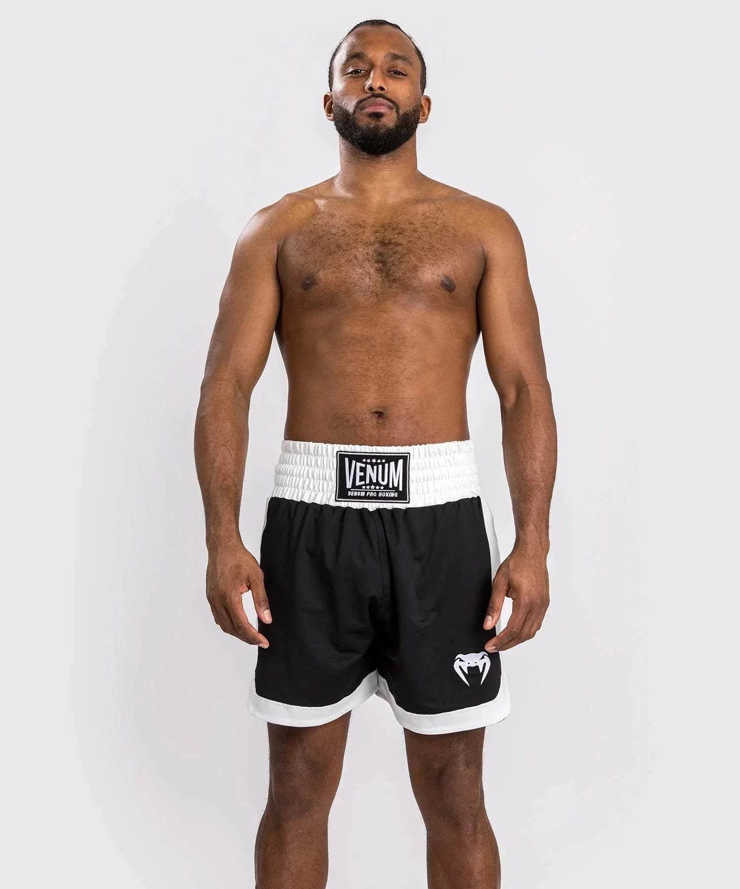 Short de Boxe Anglaise Venum Classic - Noir/Blanc