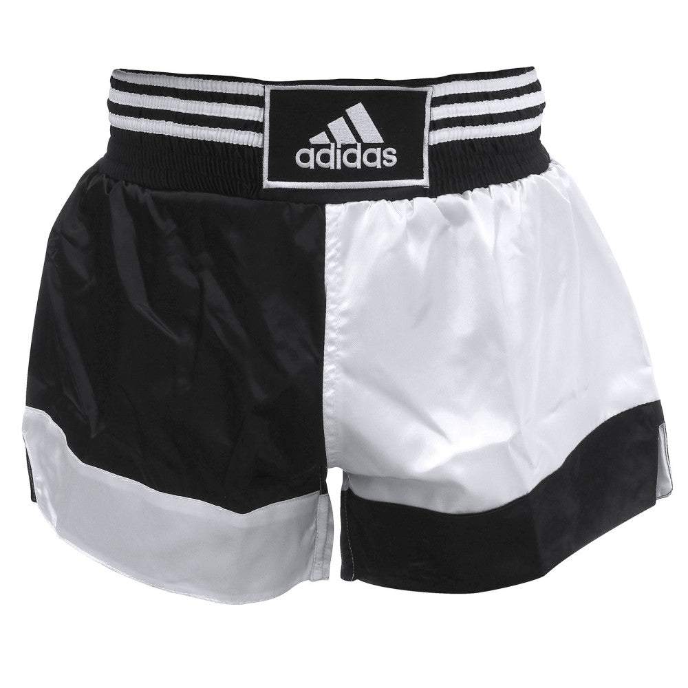 Short Kick-Boxing Adidas - Confort et Performance - Noir/blanc