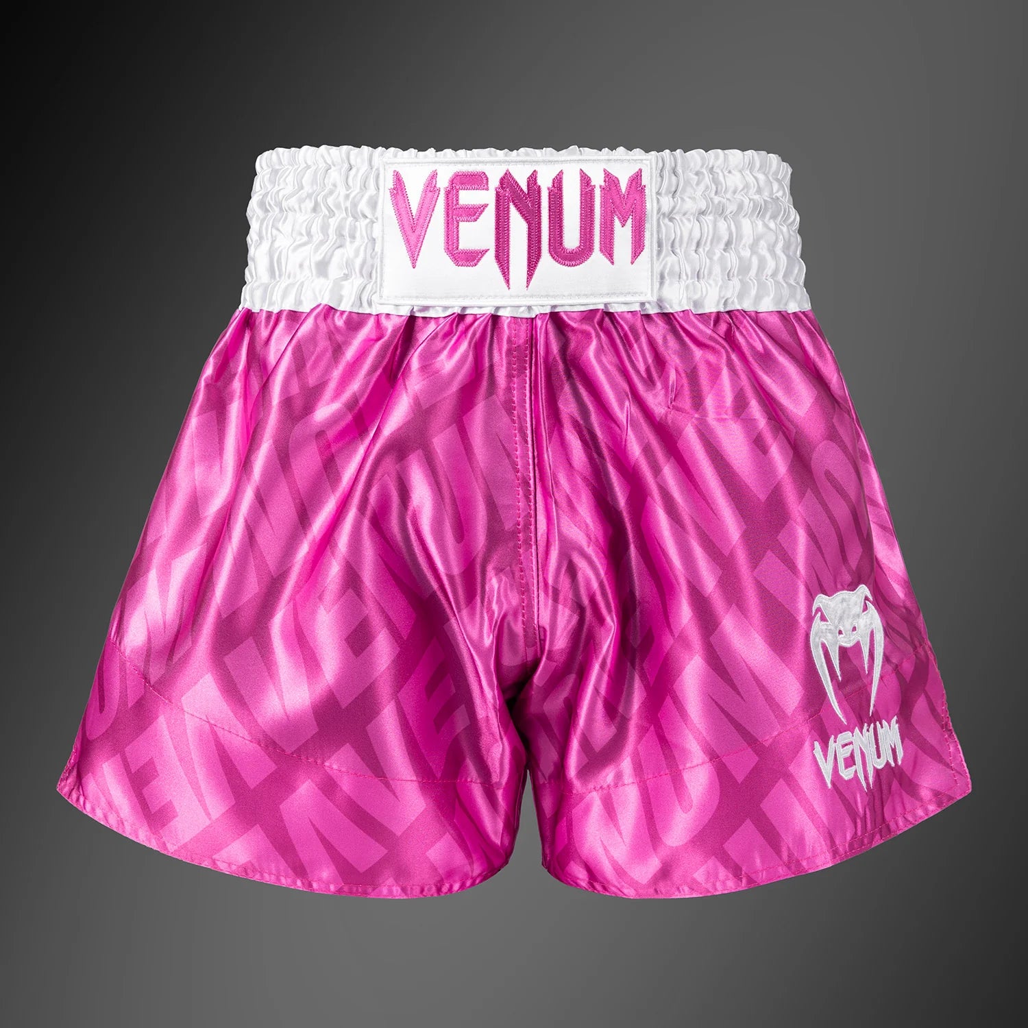 Shorts Muay Thaï Venum Contender XT – Rose Candy & Blanc