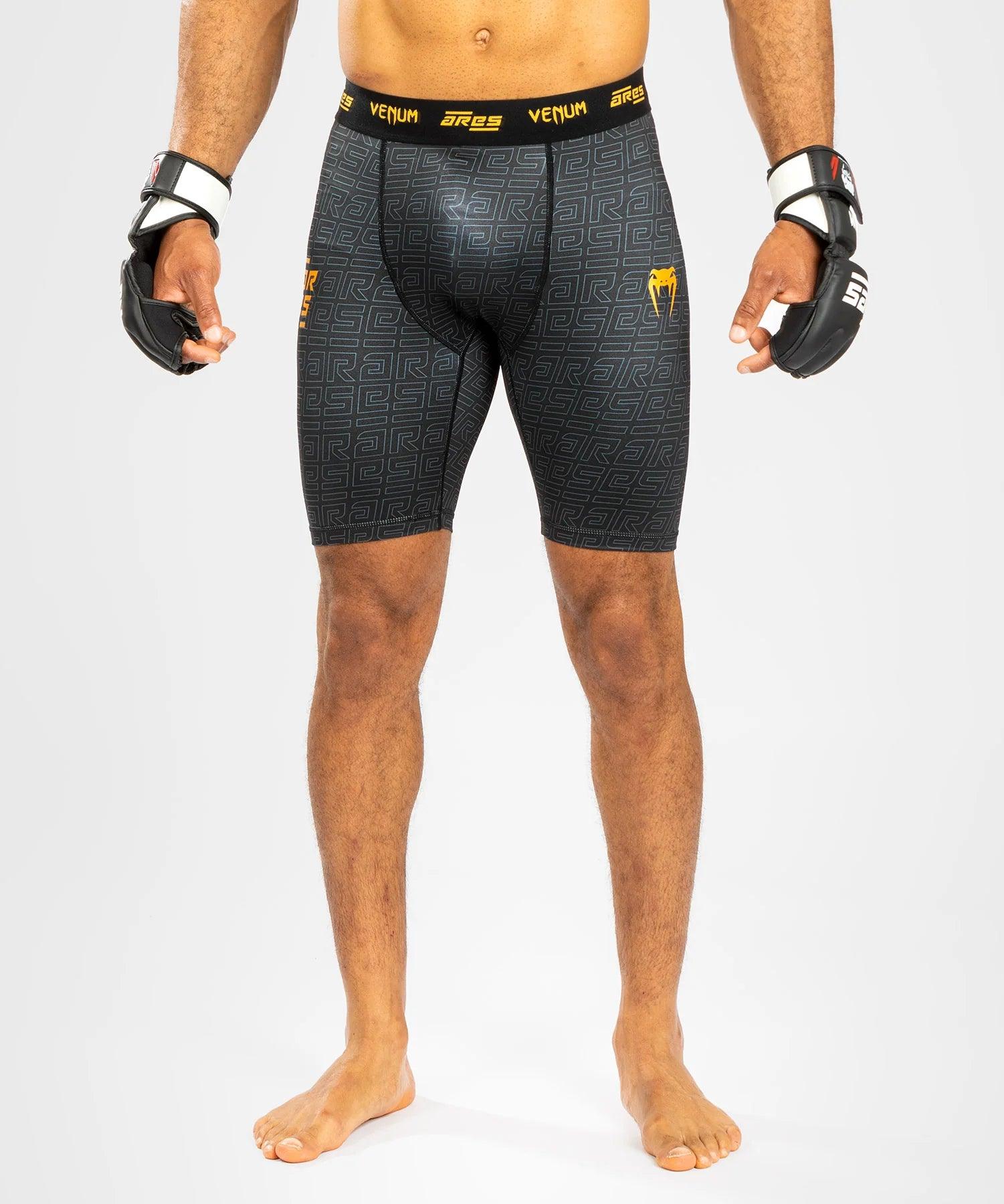 Shorts de Compression Vale Tudo Venum x Ares 2.0 - Noir/Or