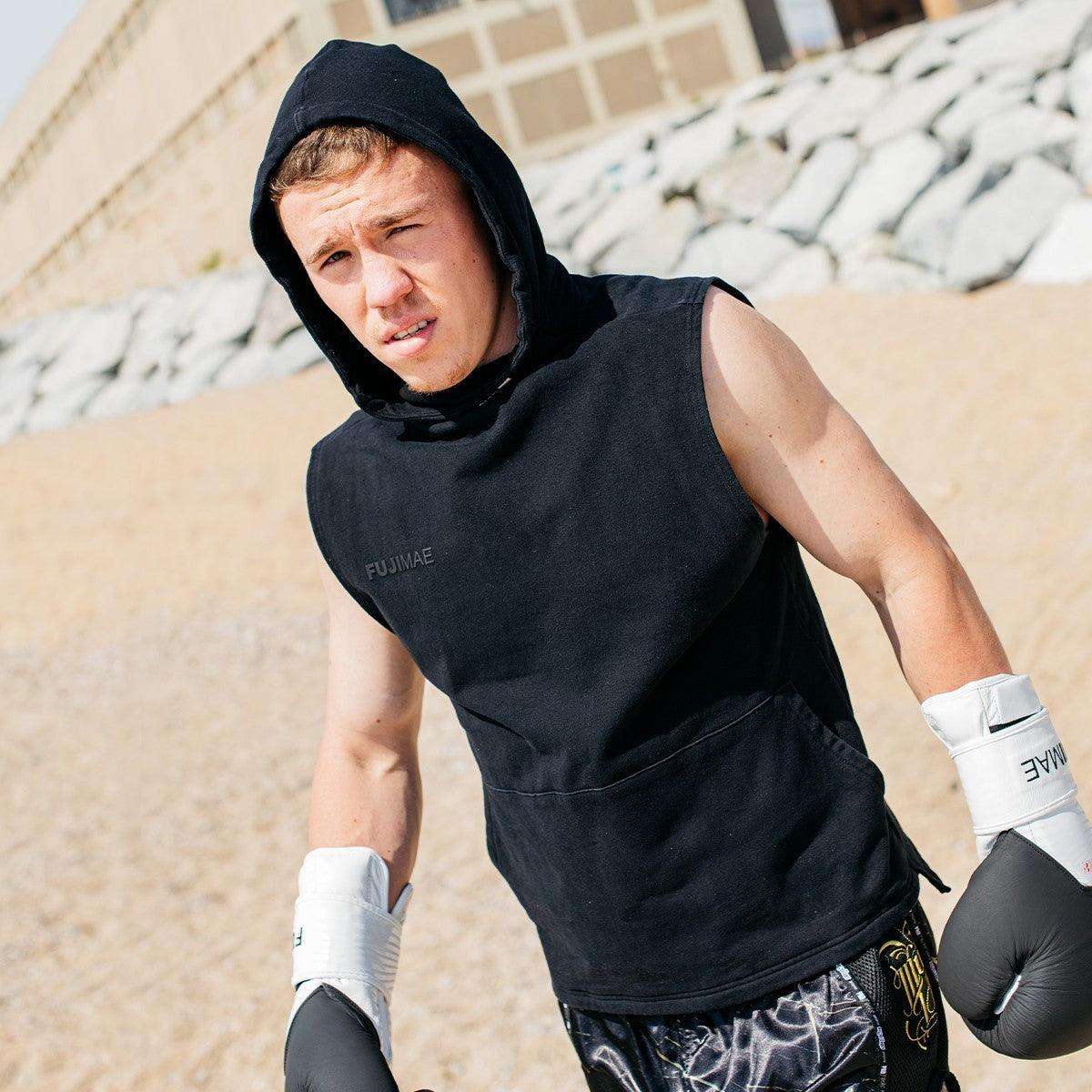 Sweat Capuche sans manches FUJIMAE - Noir - 16220