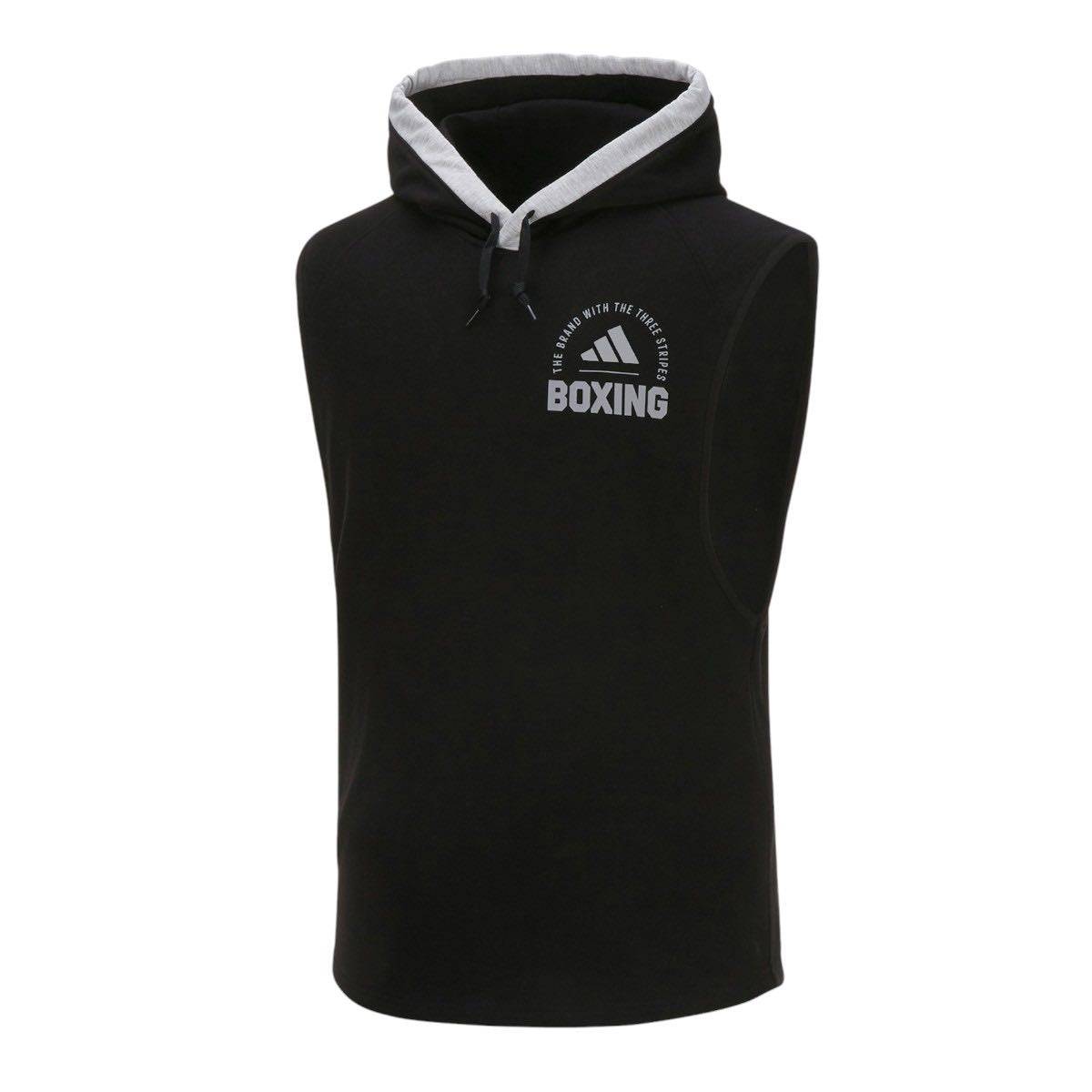 Sweat capuche sans manches adidas Boxing Noir