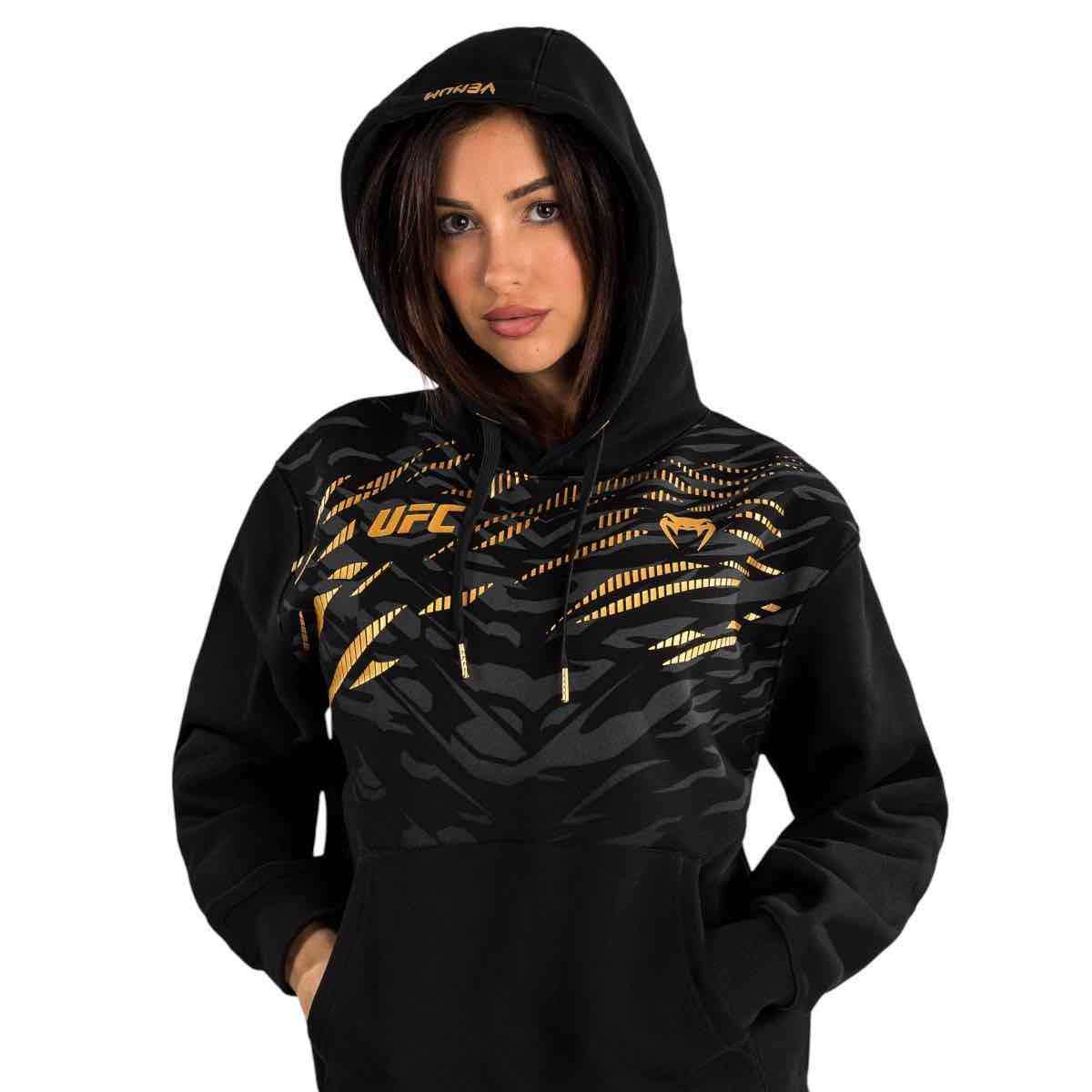 Sweatshirt à Capuche Femme UFC Fusion by Venum Replica Champion Noir