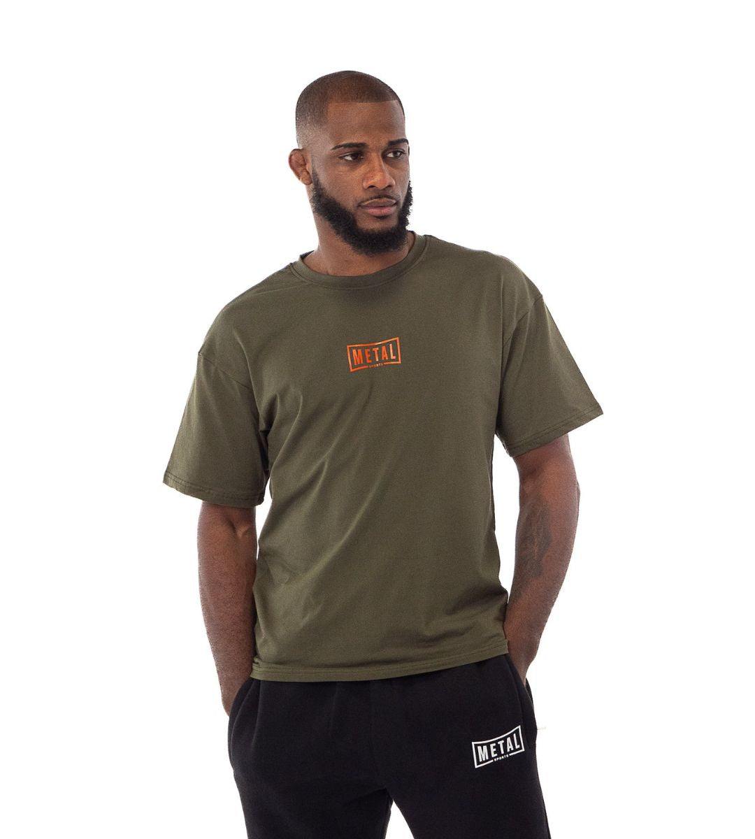 T-shirt Metal Boxe Olive