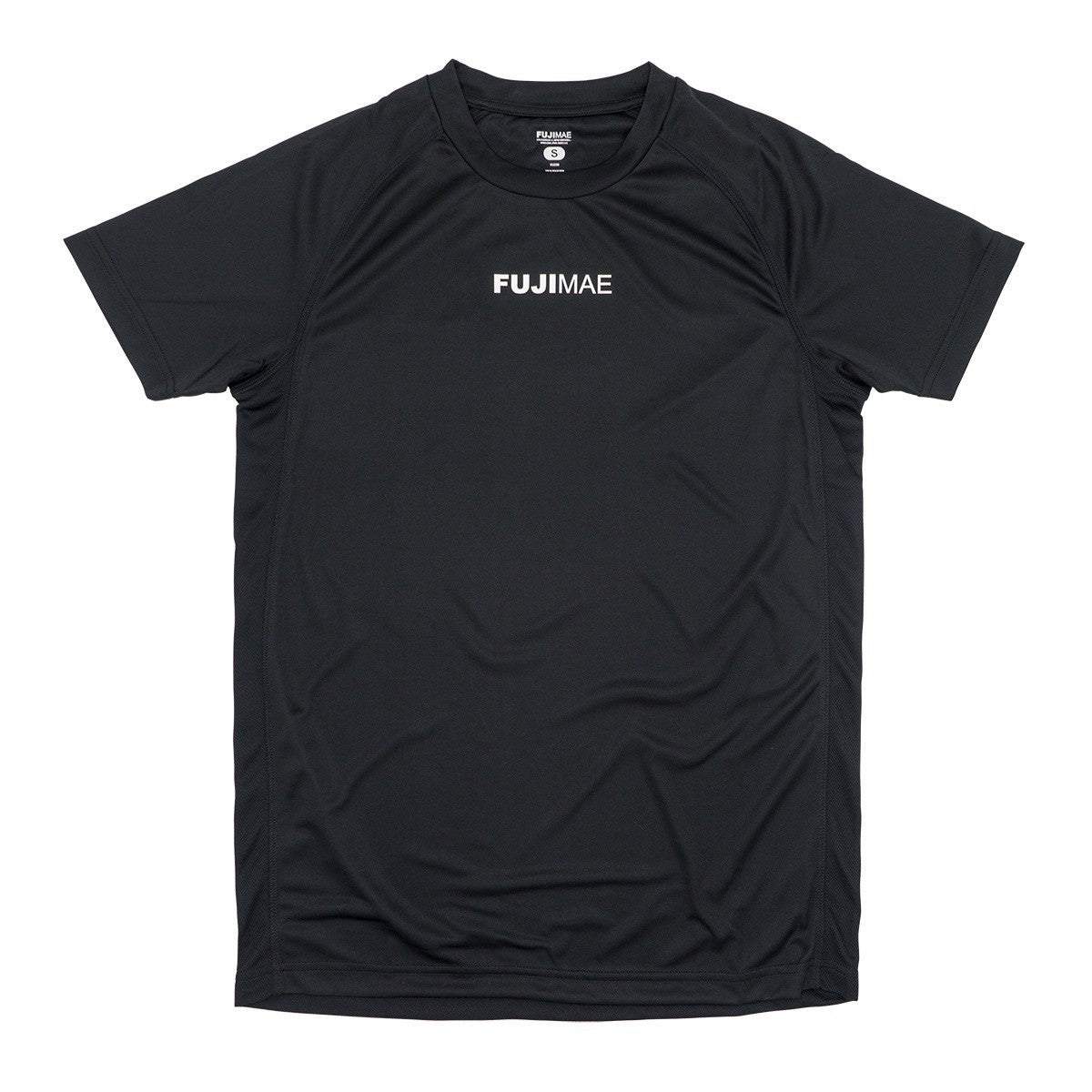 Black FUJIMAE T-Shirt Dry Tec made of lightweight breathable polyester for Krav Maga training