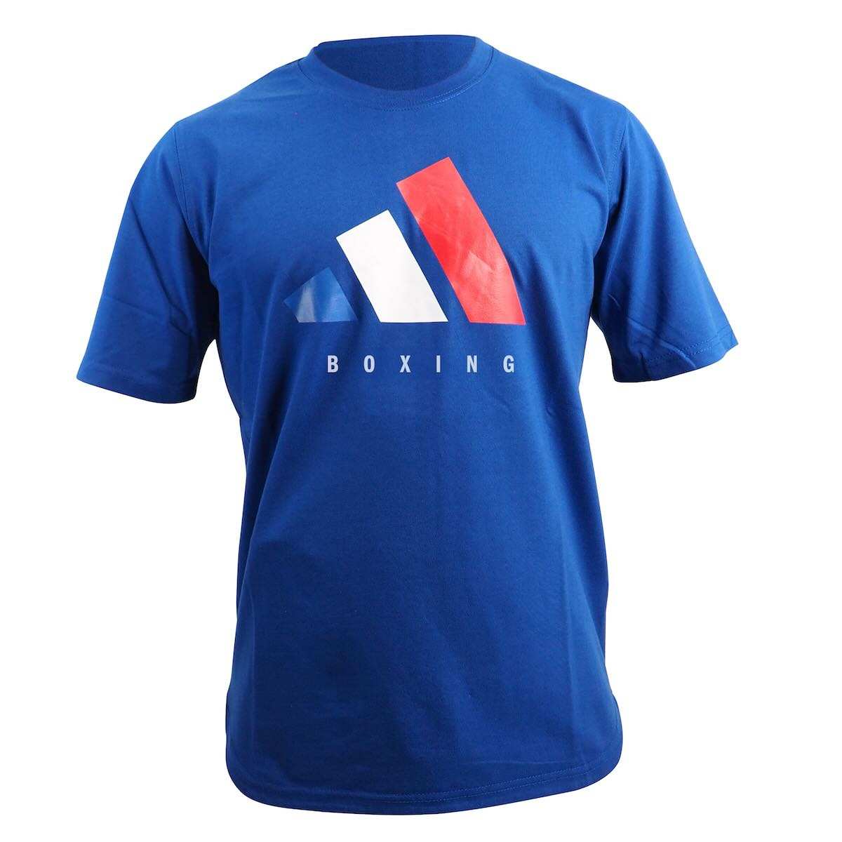 T-shirt Adidas Community Line 2025 Boxing noir pour boxeurs, confortable et respirant avec logo stylisé