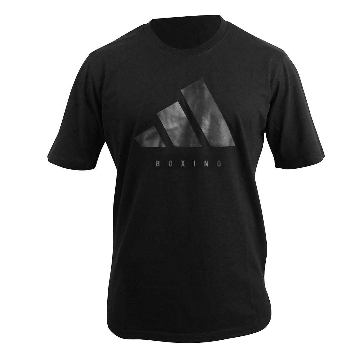 T-shirt Adidas Community Line 2025 Boxing noir, confortable et respirant pour boxeurs