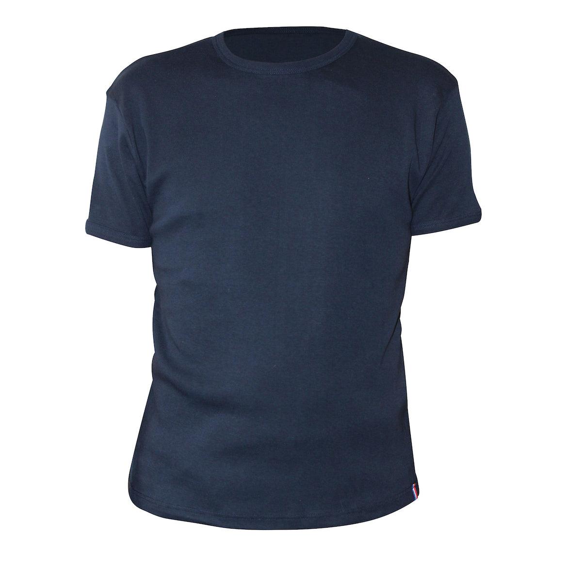 T-shirt Adidas Eco-responsable labéllisé GOTS Made in France - Navy