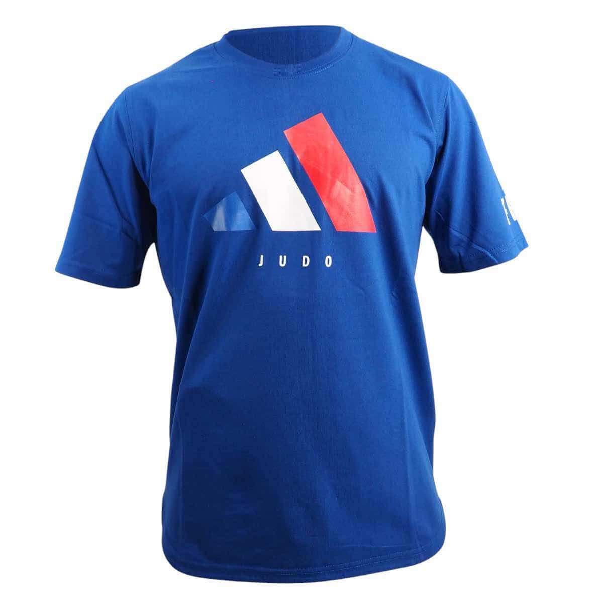 T-shirt Judo Adidas : Boutique des Arts Martiaux bleu