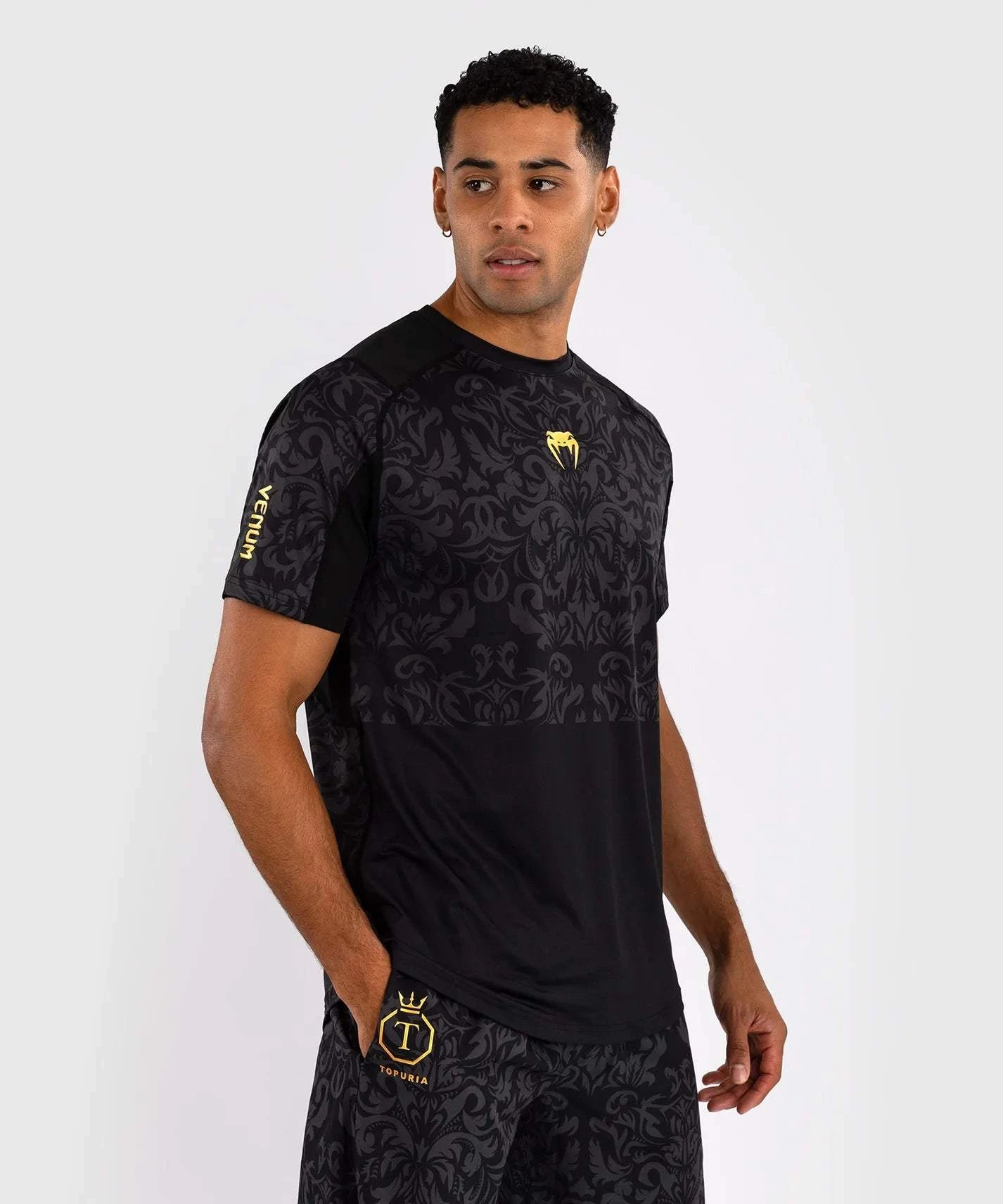 T-shirt Dry Tech Venum x Ilia Topuria Unmatched - Noir/Or
