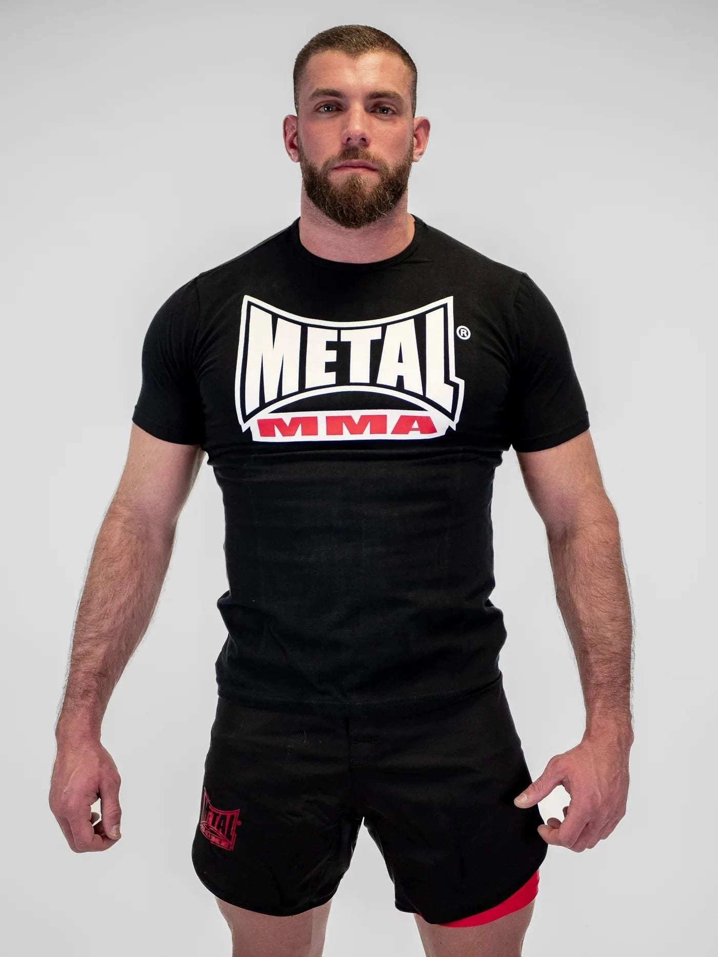 T-shirt MMA Visual - Metal Boxe - Noir