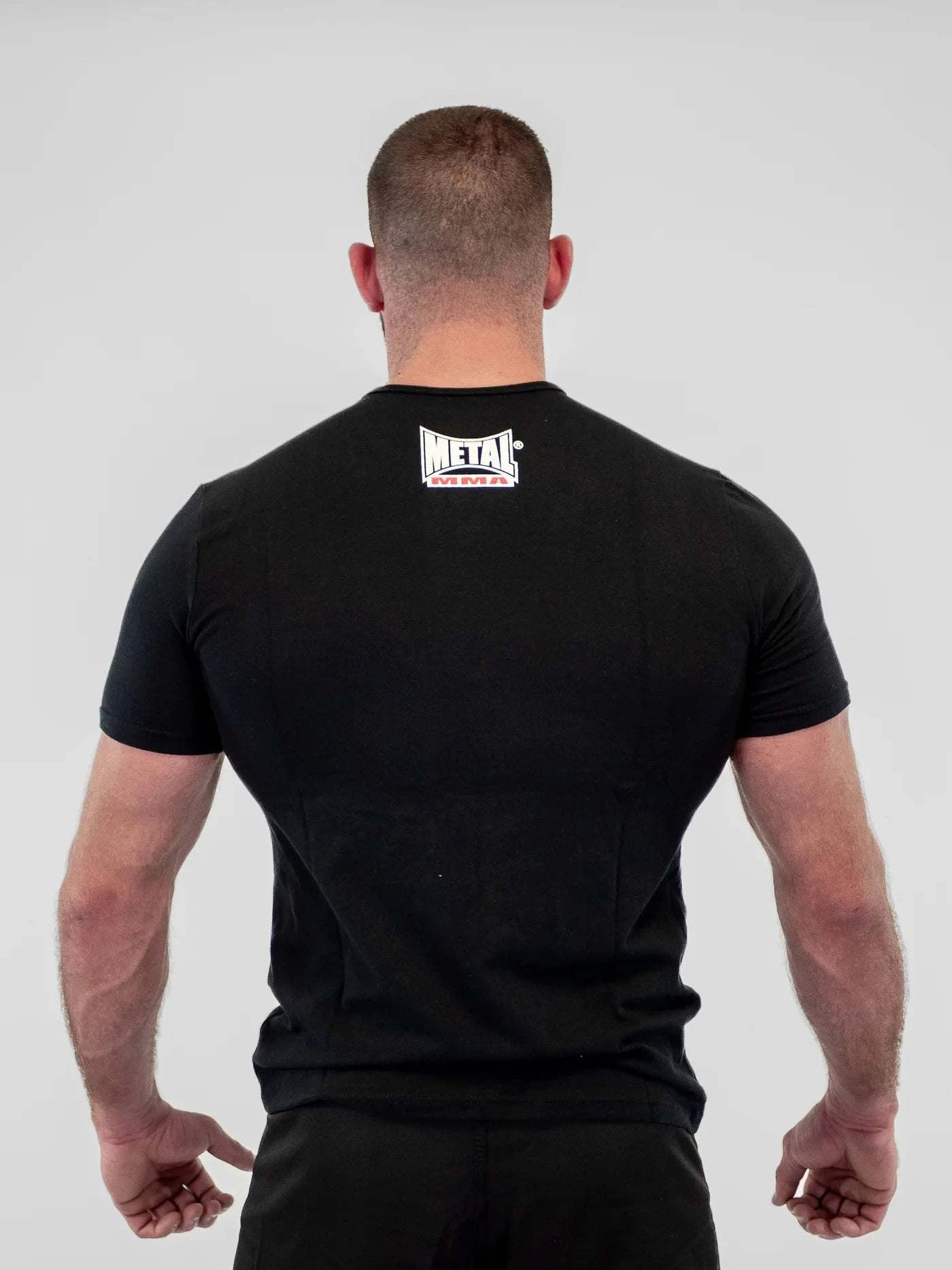 T-shirt MMA Visual - Metal Boxe - Noir