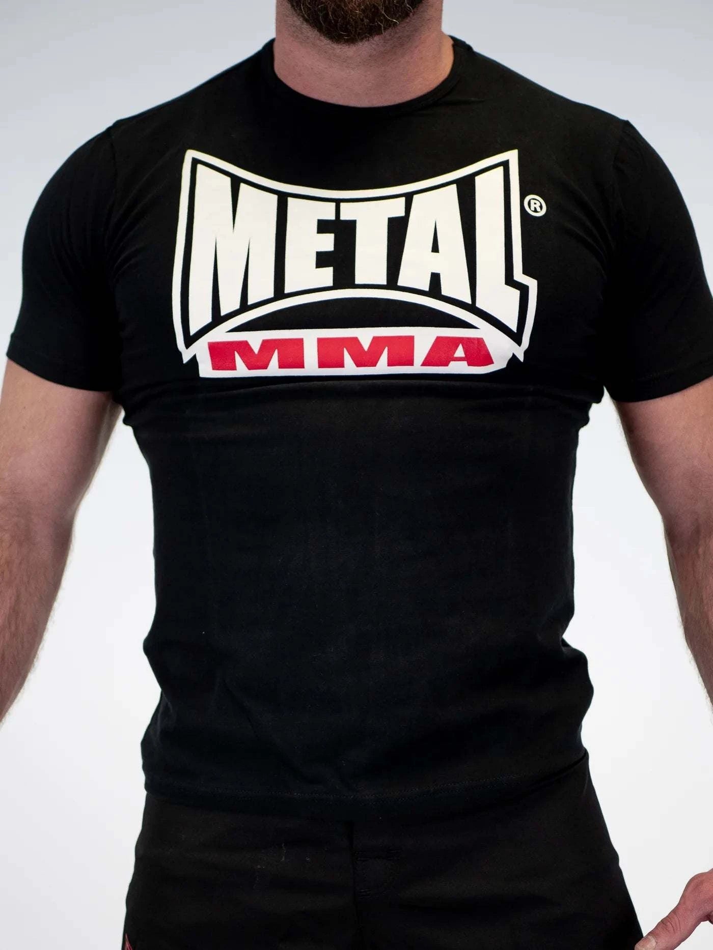 T-shirt MMA Visual - Metal Boxe - Noir