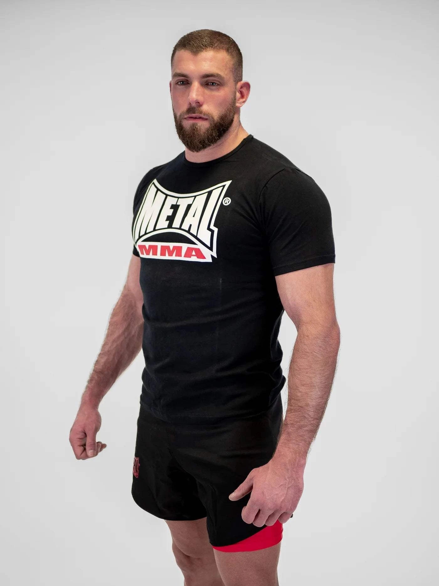 T-shirt MMA Visual - Metal Boxe - Noir