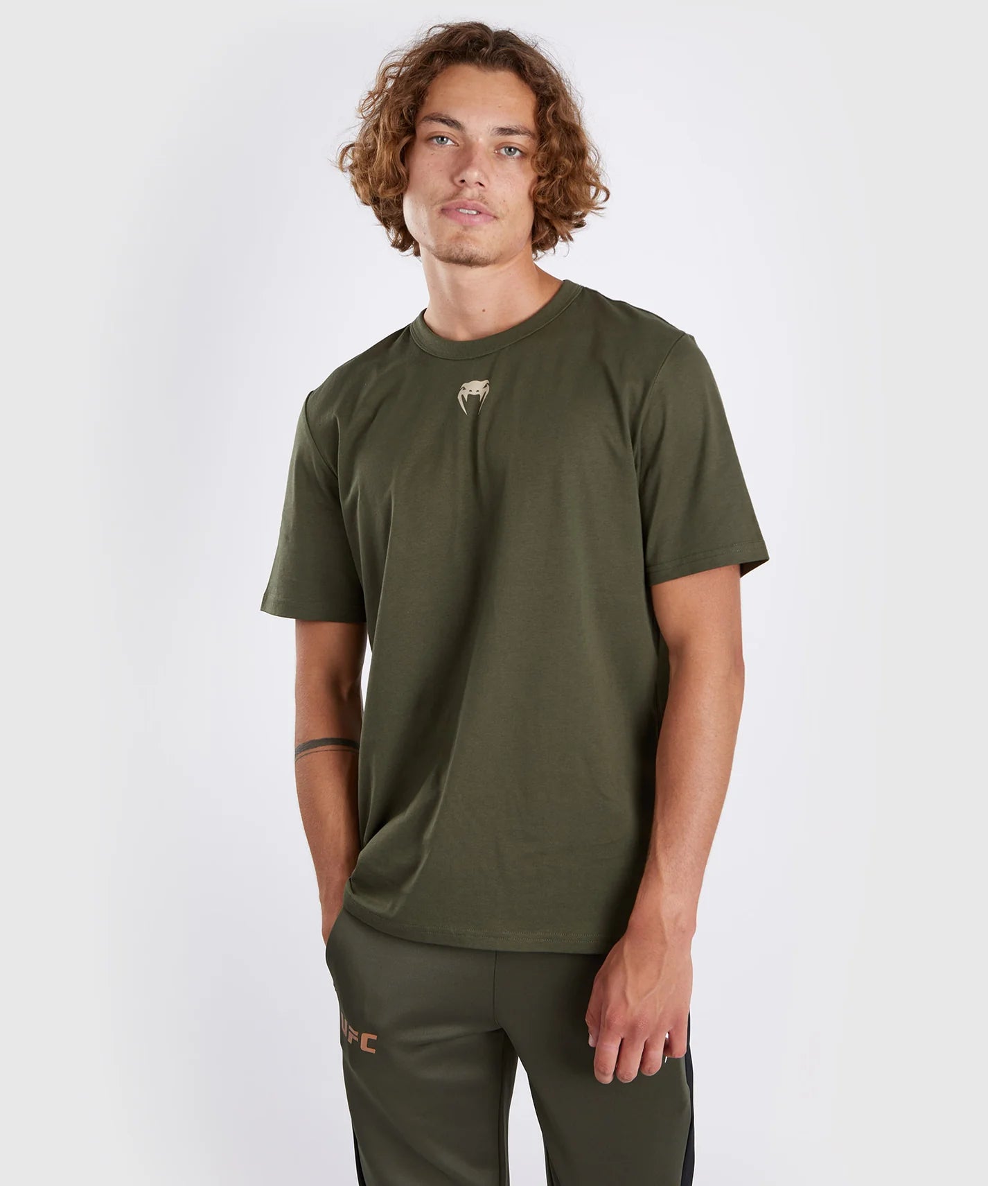 T-shirt UFC Adrenaline by Venum Fight Week - Kaki "épuisé"