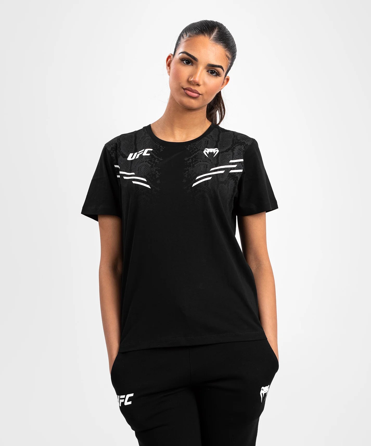 T-shirt UFC Adrenaline by Venum Replica Femme - Noir "épuisé"