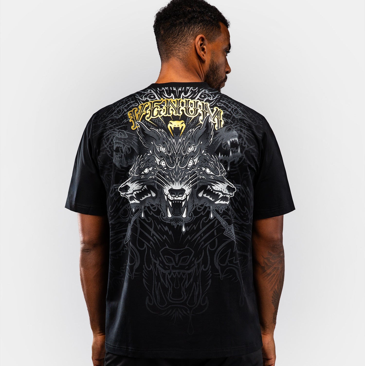 T-shirt Venum Wolf Atak - Noir/Gris