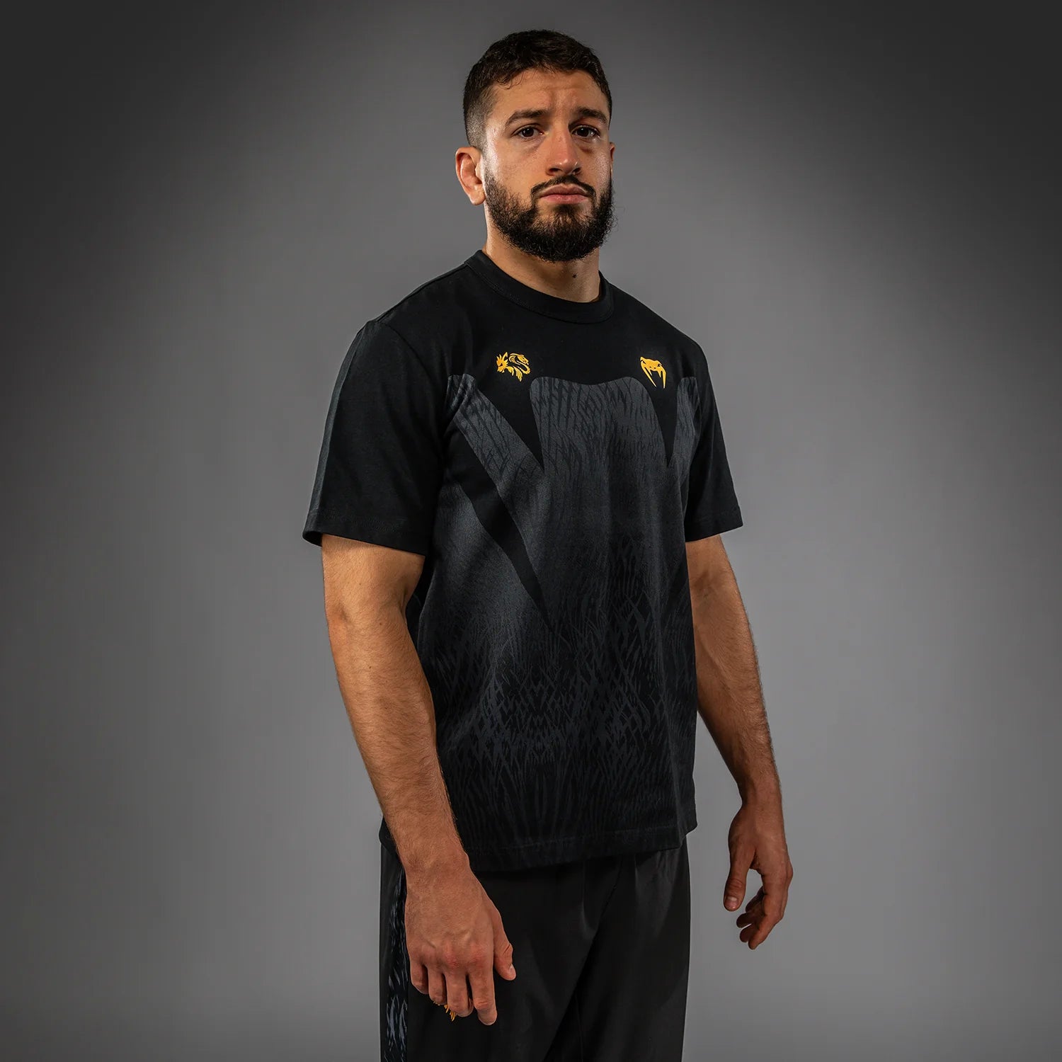 T-shirt Venum x Chimaev Wild Borz – Noir/Gris