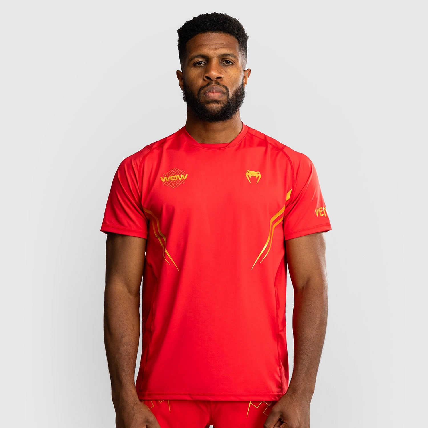 T-shirt Dry Tech Venum x WOW FC - Fury Red/Gold