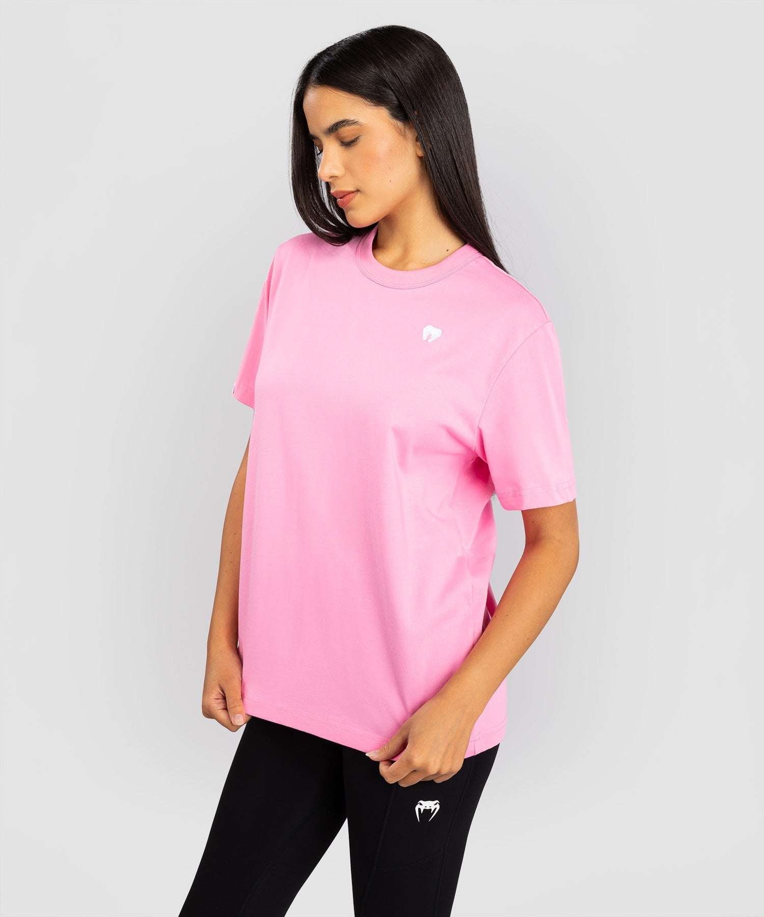 T-shirt Venum Silent Power rose bonbon confortable et sportif pour entraînement et quotidien