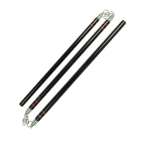 Tri-bâton bois chaîne Wacoku Noir - Boutique des Arts Martiaux et Sports de Combat