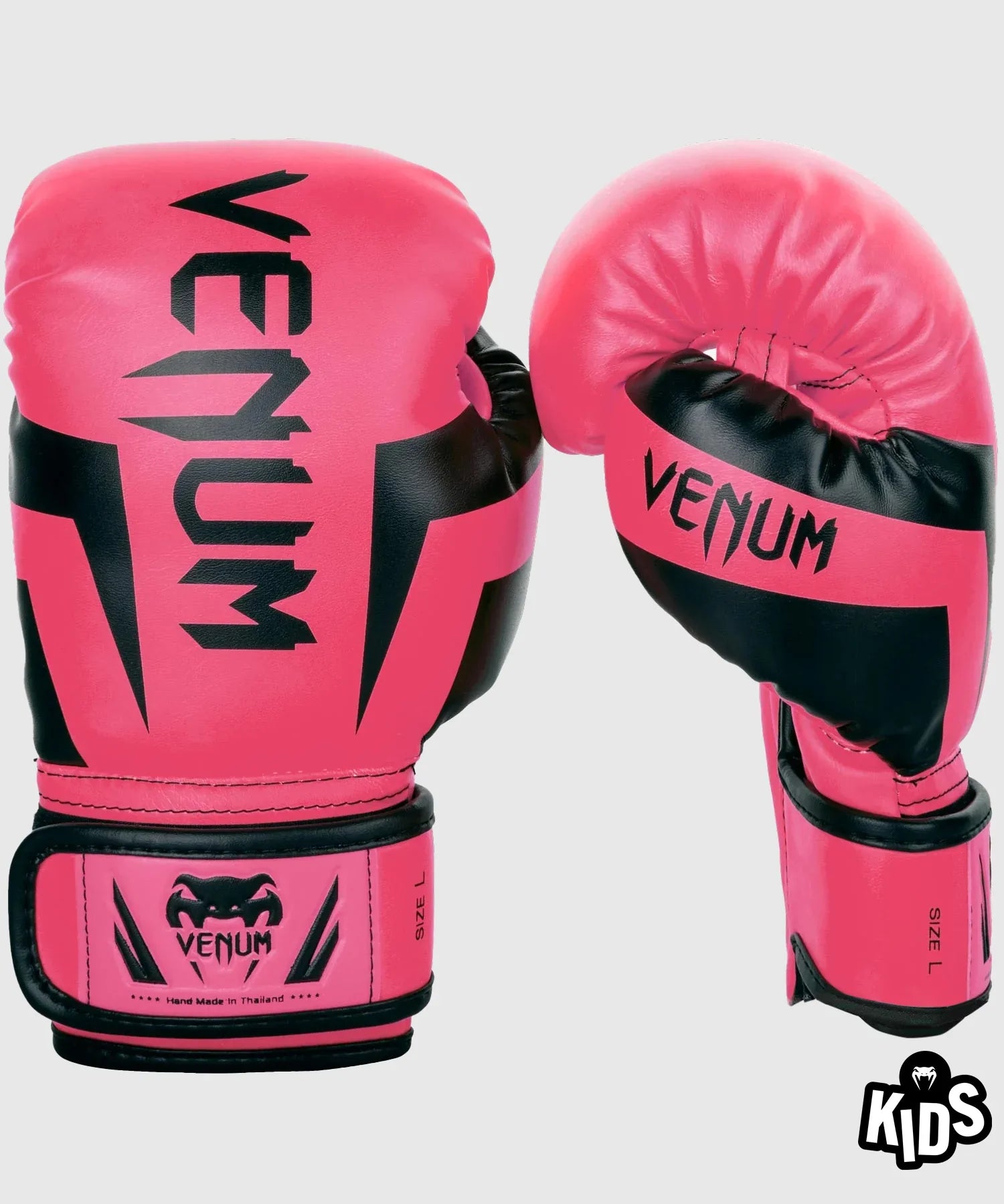 Gants de Boxe Enfant Venum Elite - Rose Fluo