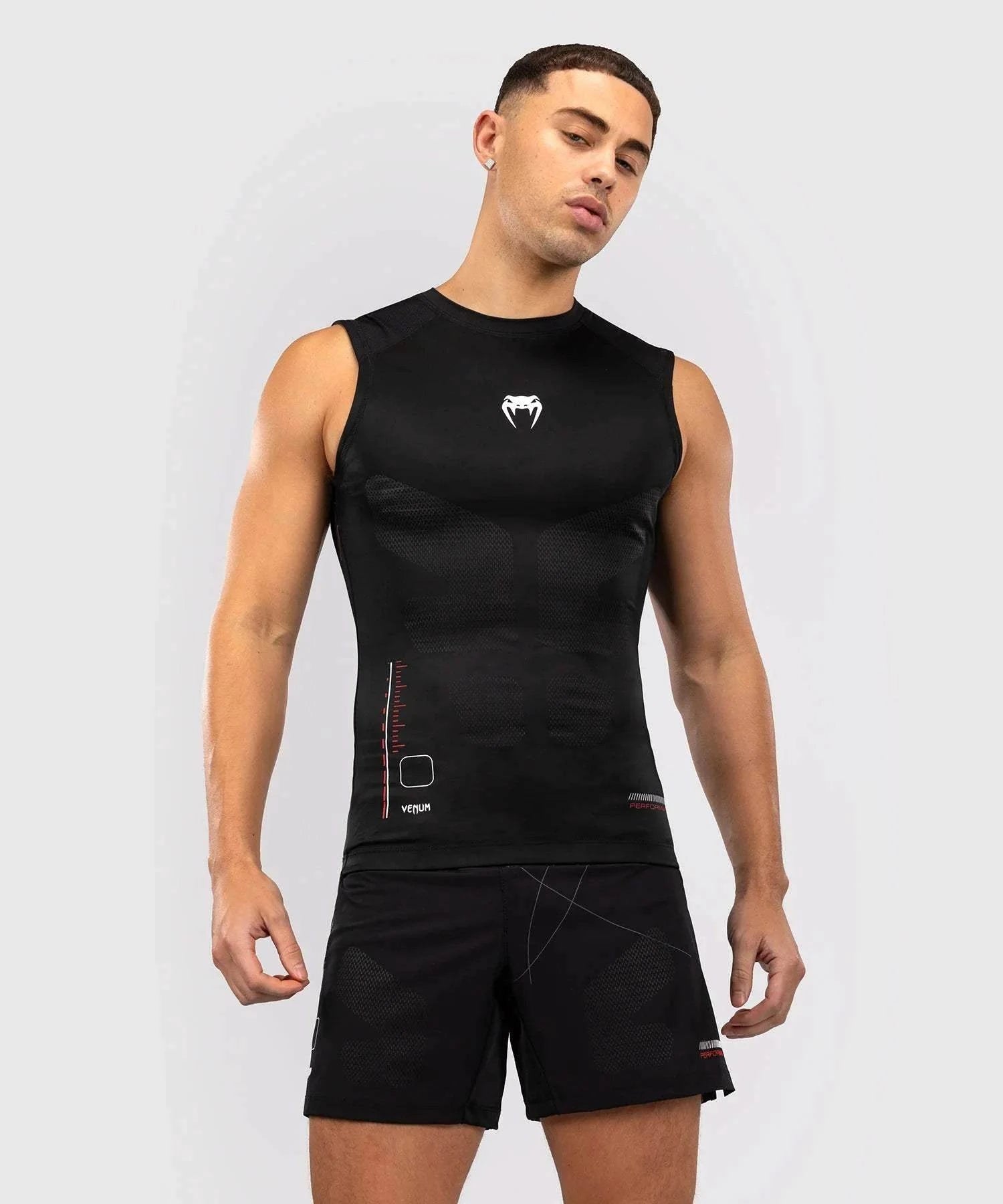 Venum Tactical XT Rashguard Sans Manches - Noir/Rouge