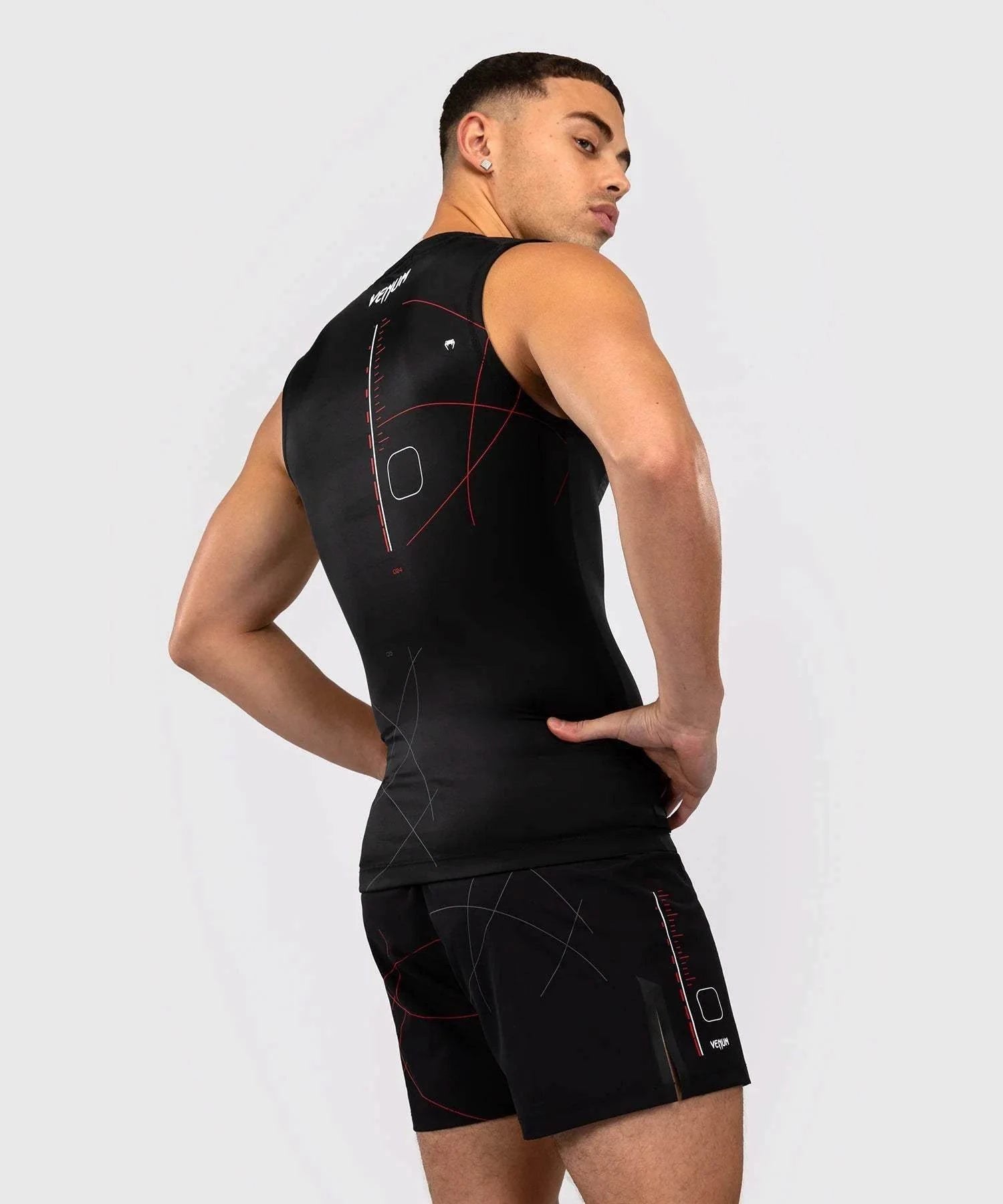 Venum Tactical XT Rashguard Sans Manches - Noir/Rouge