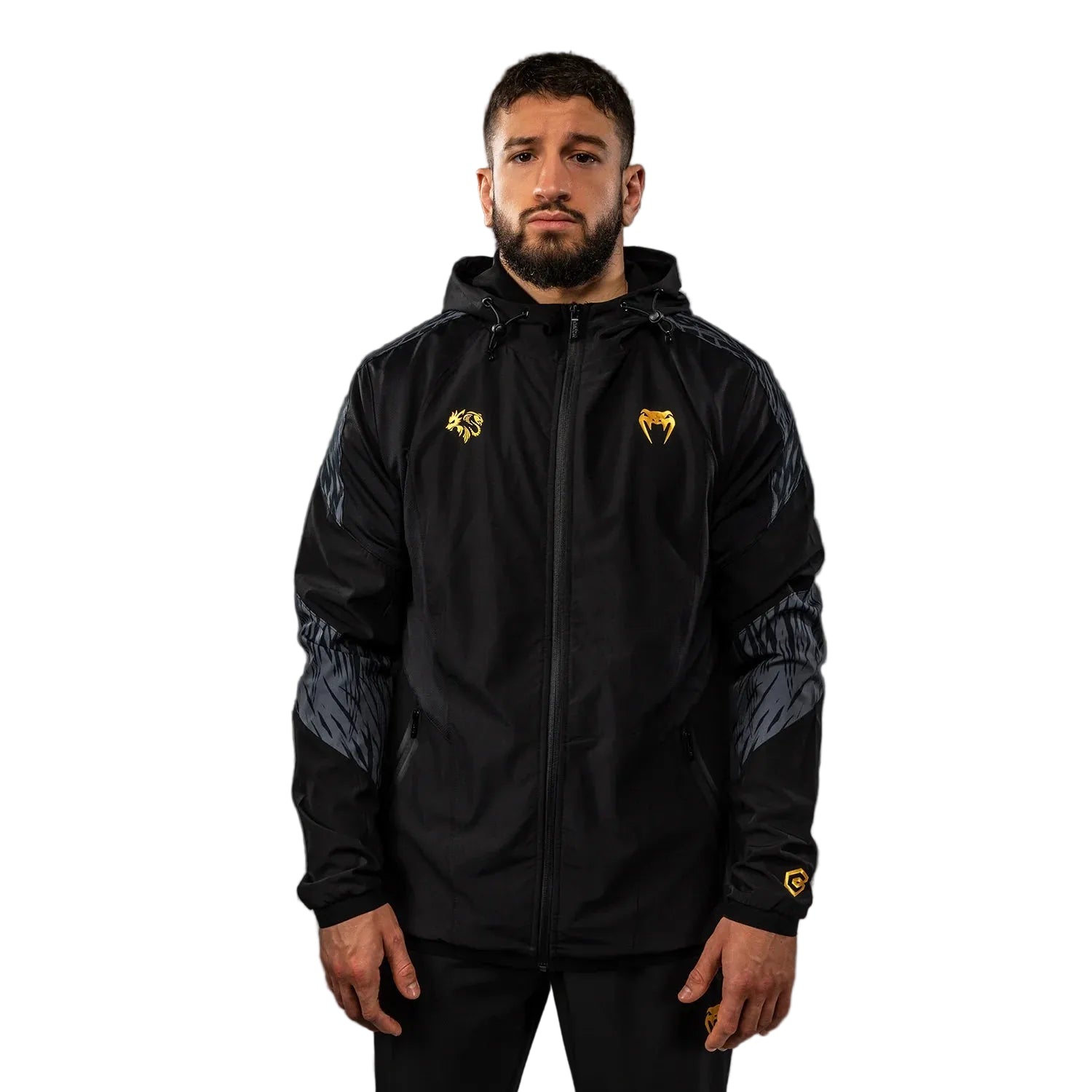 Veste de survêtement Venum x Chimaev Wild Borz – Noir/Gris