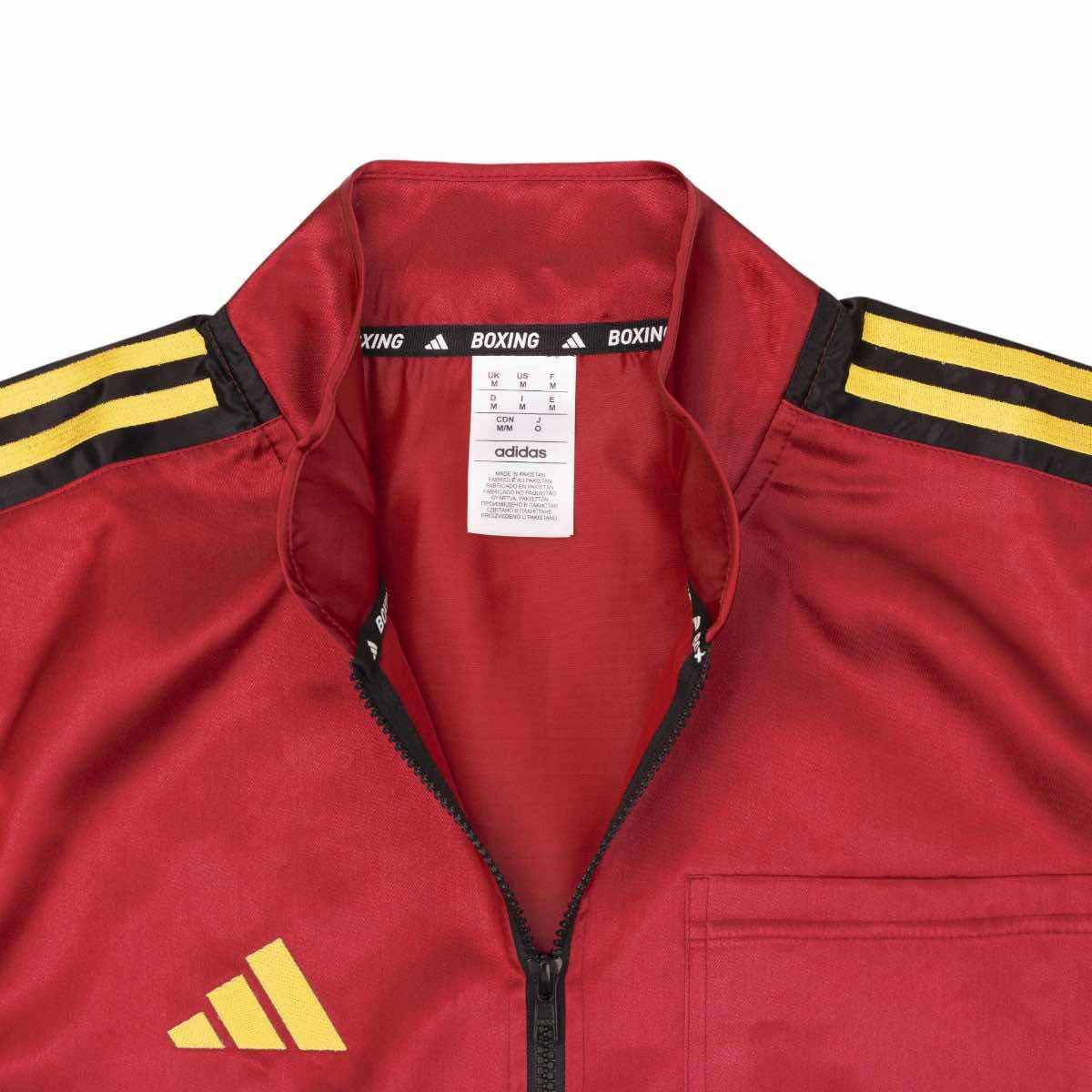 Veste soigneur de coin Adidas Probout rouge ADIBX3CJ détail