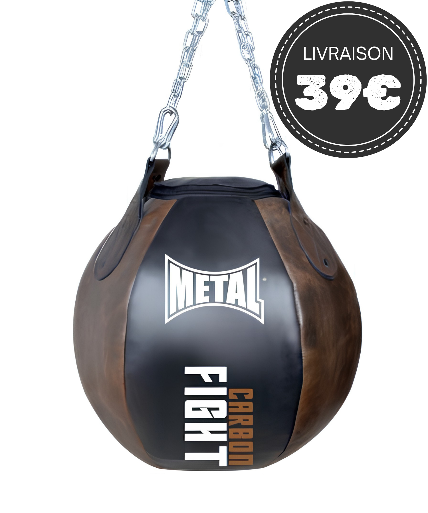 Balle de frappe Metal Boxe Carbon Fight - Monster Ball