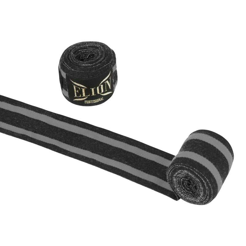 Attache pouce et fermeture velcro des bandes ELION noir et gris